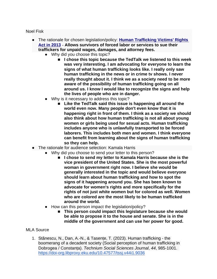 Discussion Board Post #6