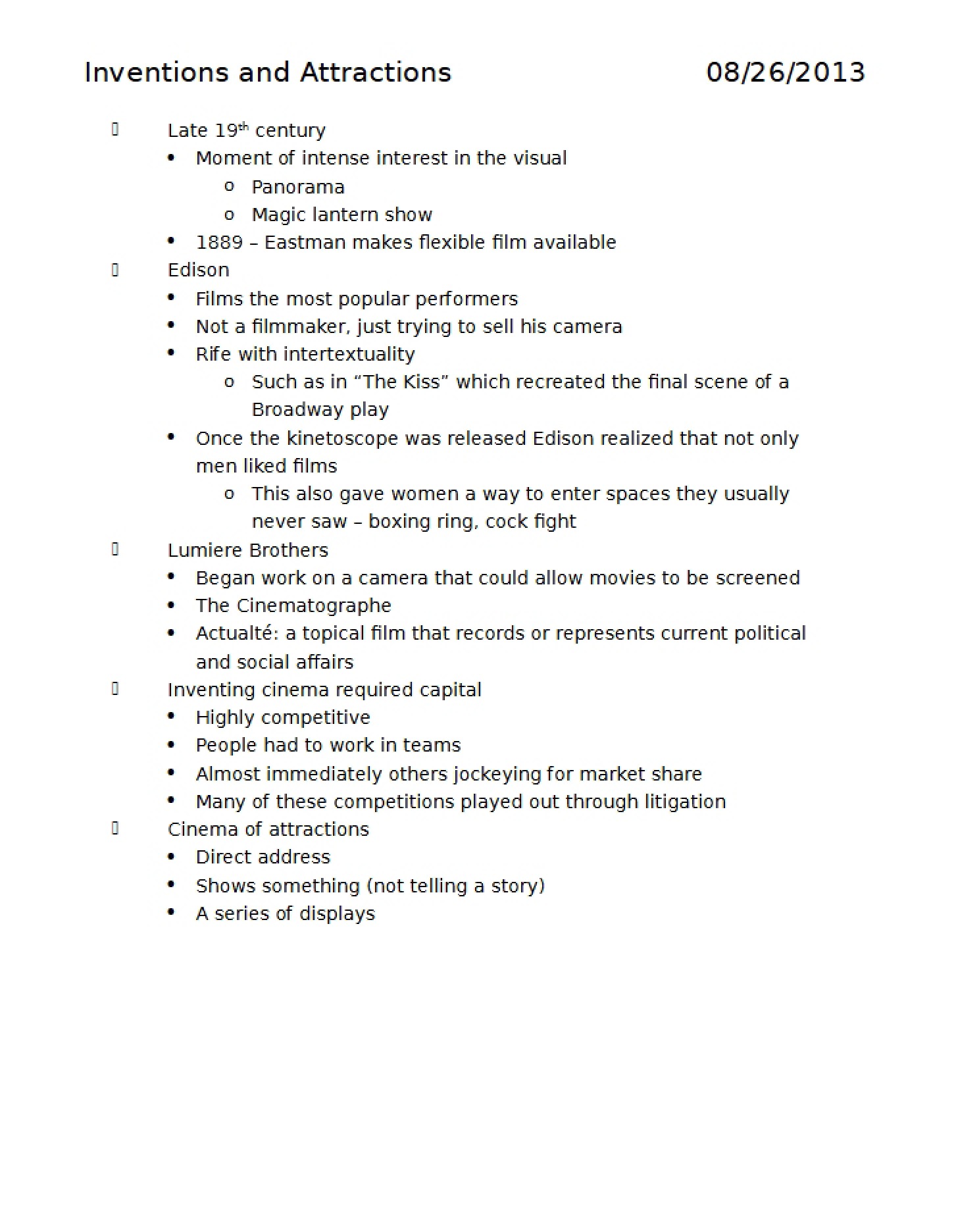 General Notes