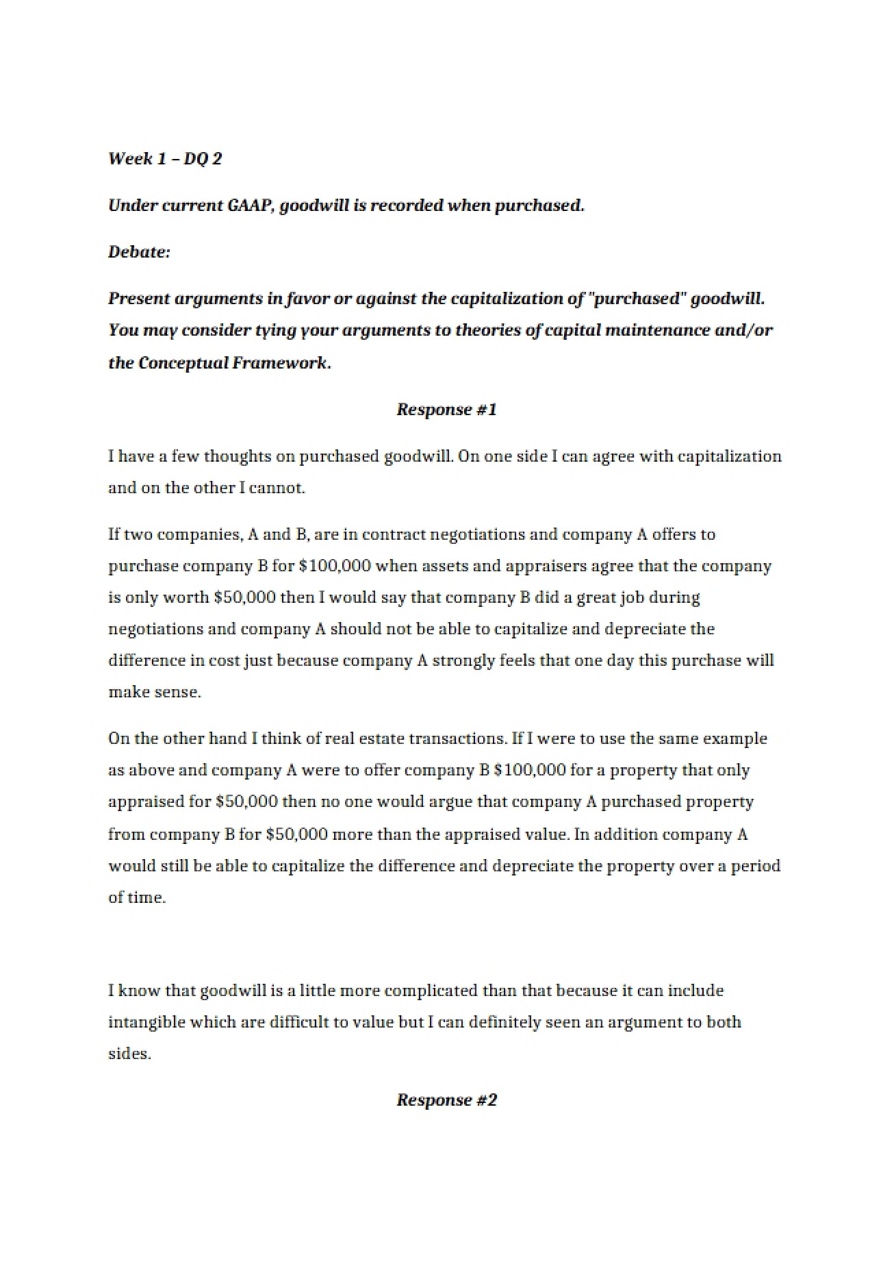 Non-Profit Accounting Theory Essay