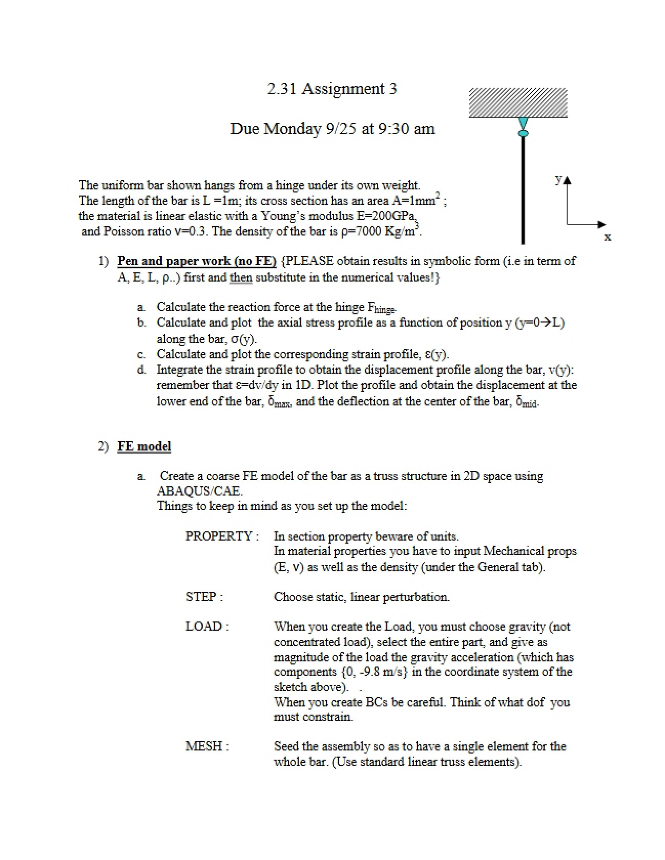 Third Assignment