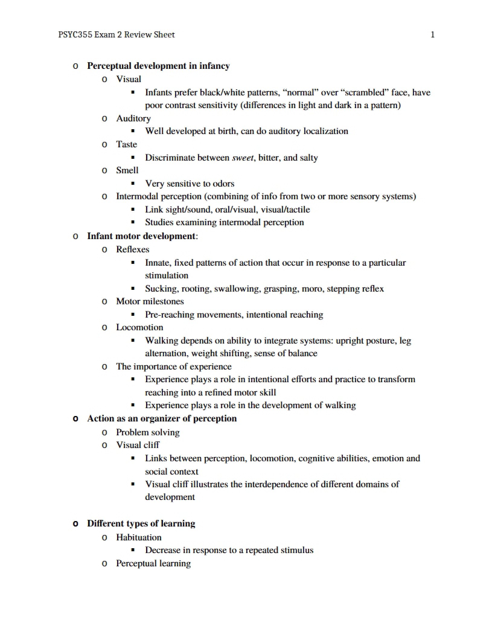 Examination Two