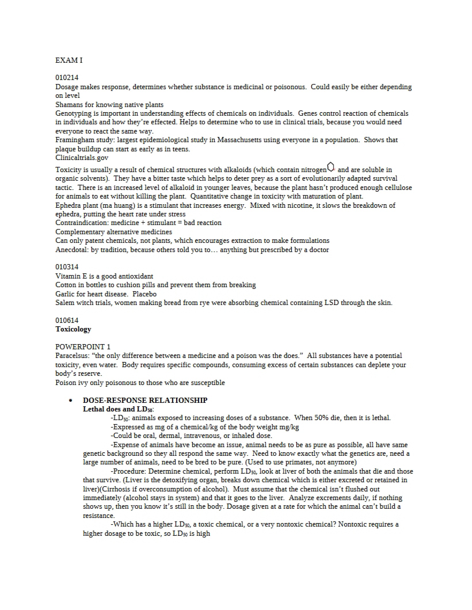 Primary Ecology Assessment