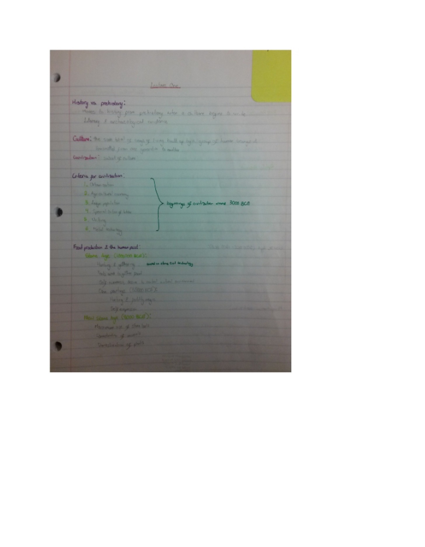 Notes - HIST 141