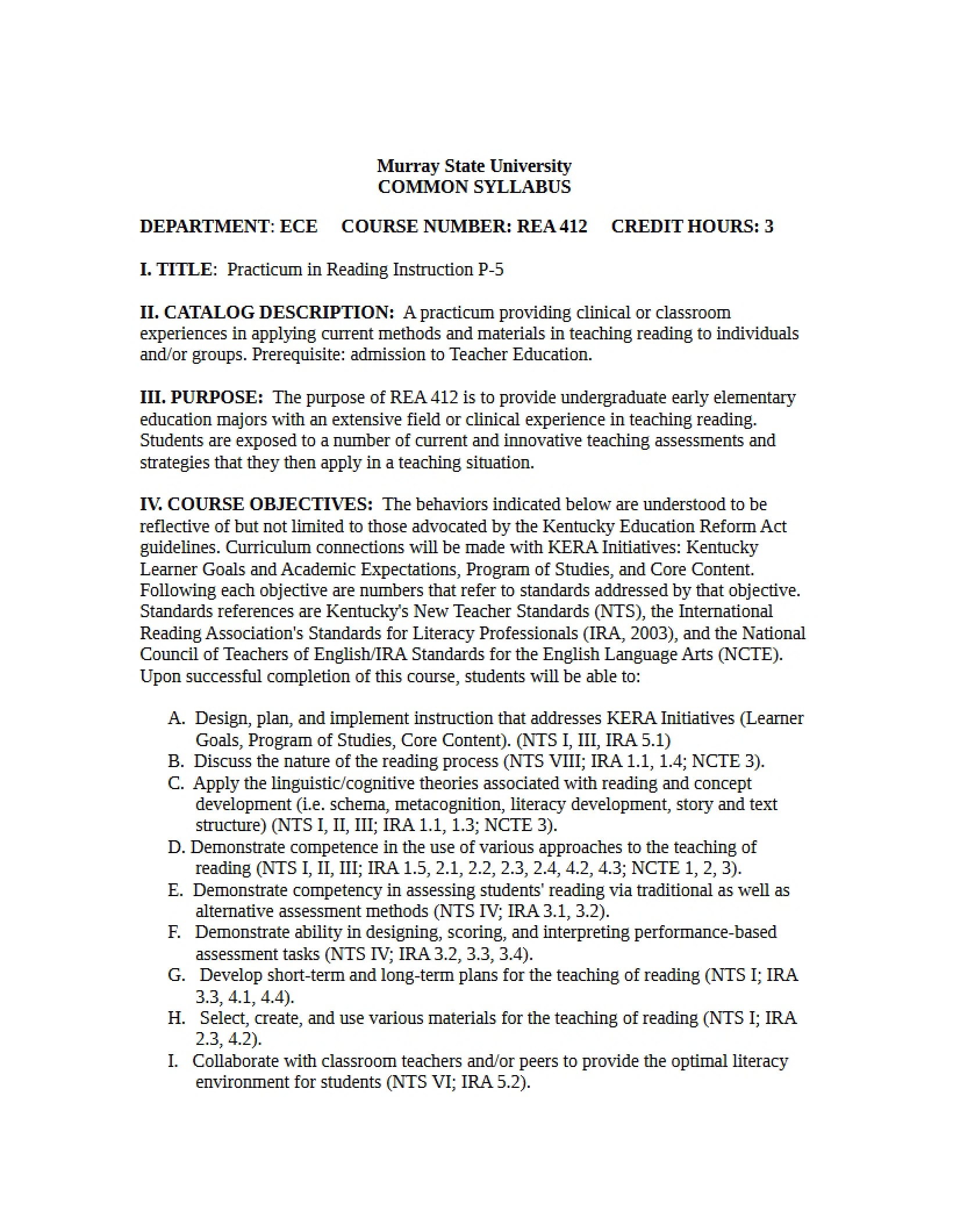 Syllabus