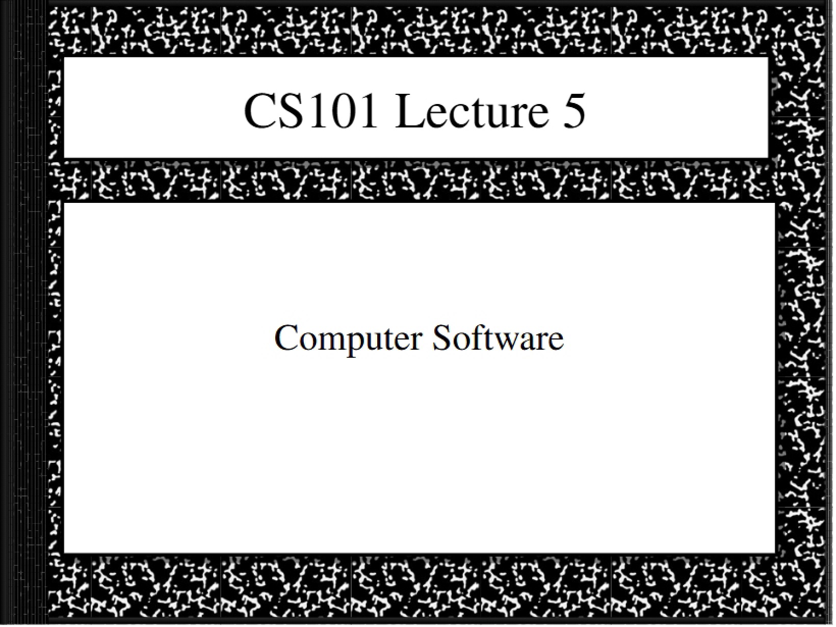 Software for Computers
