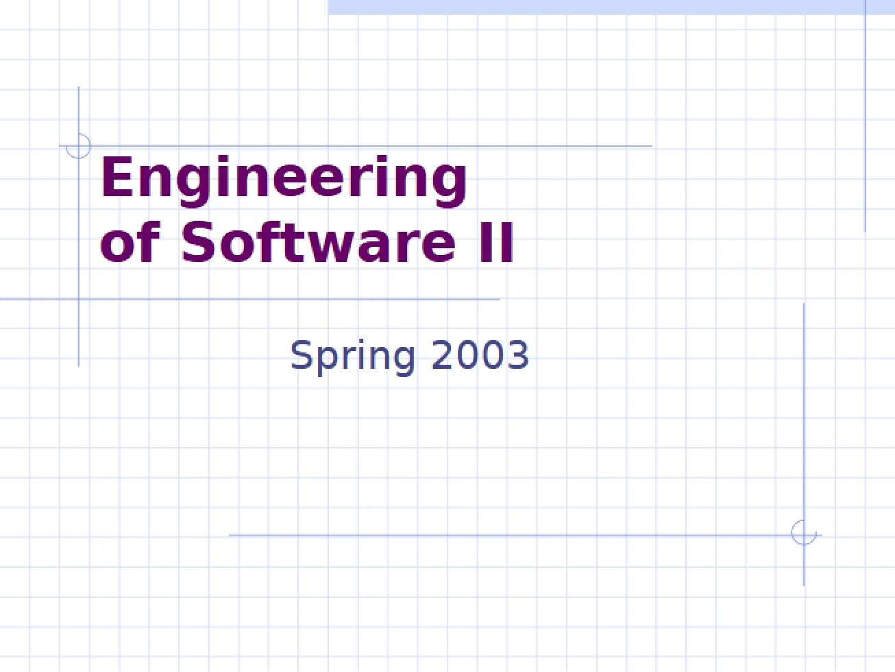 Software Engineering II
