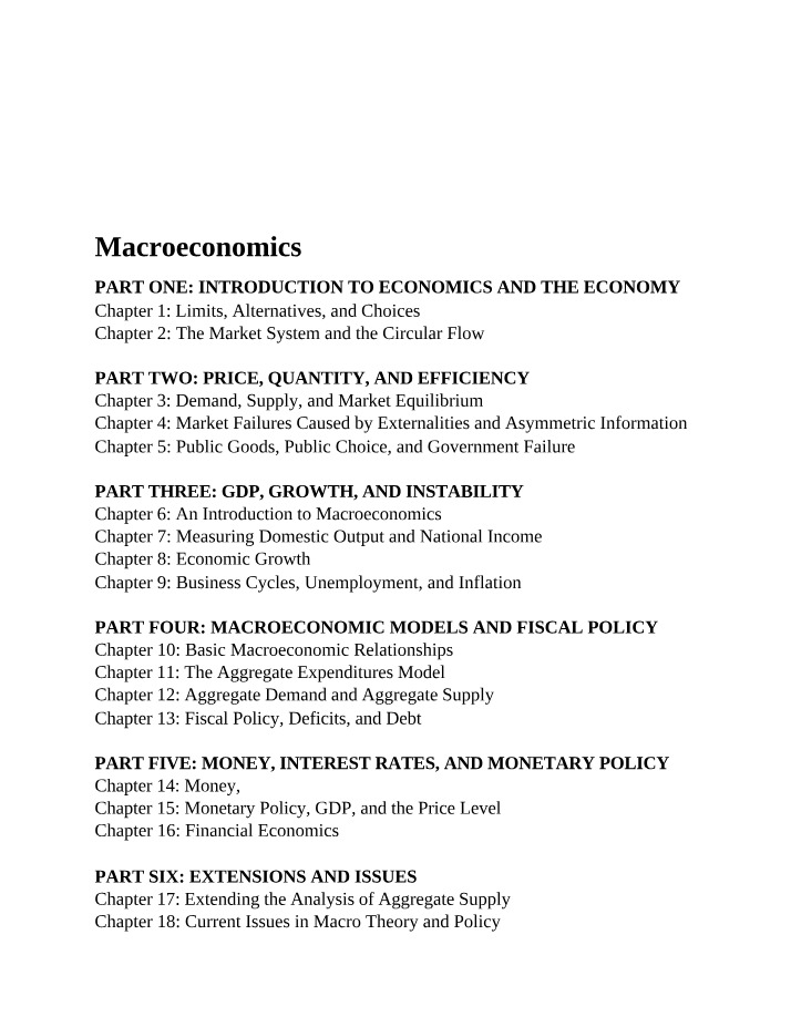 ECON195 - Macroeconomics Study Notes