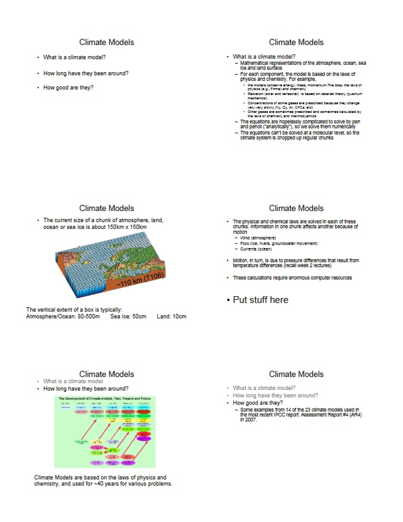 Notes from Lecture - 4 Pages