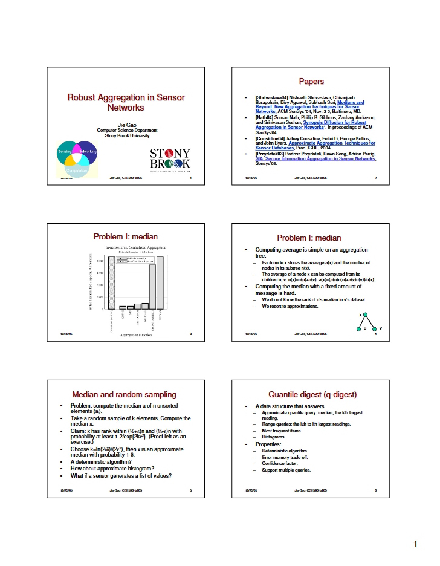 Aggregating Data Robustly in Sensors