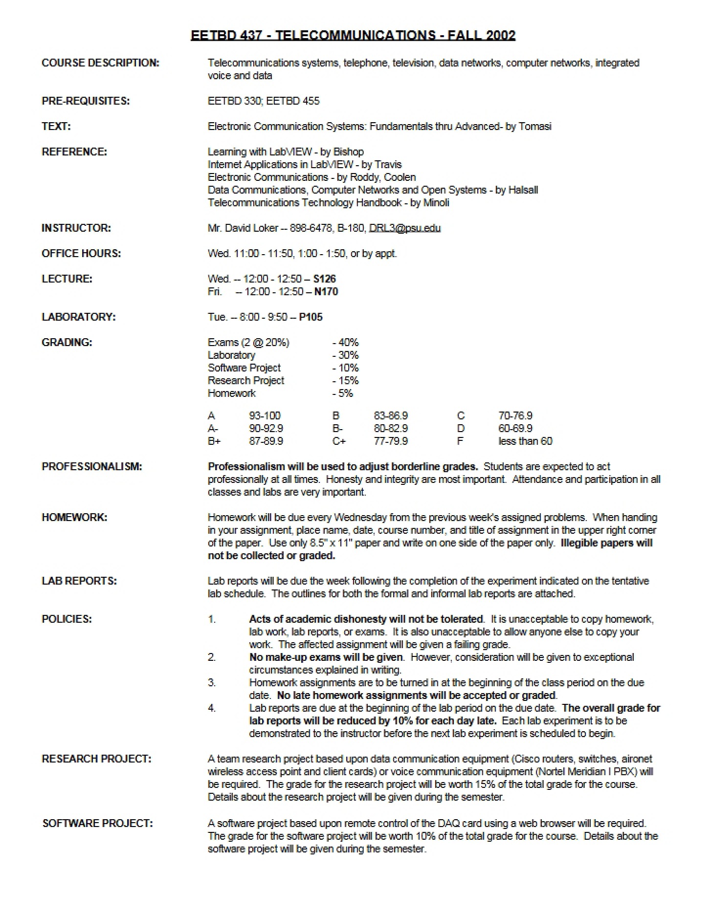 Telecommunications Systems
