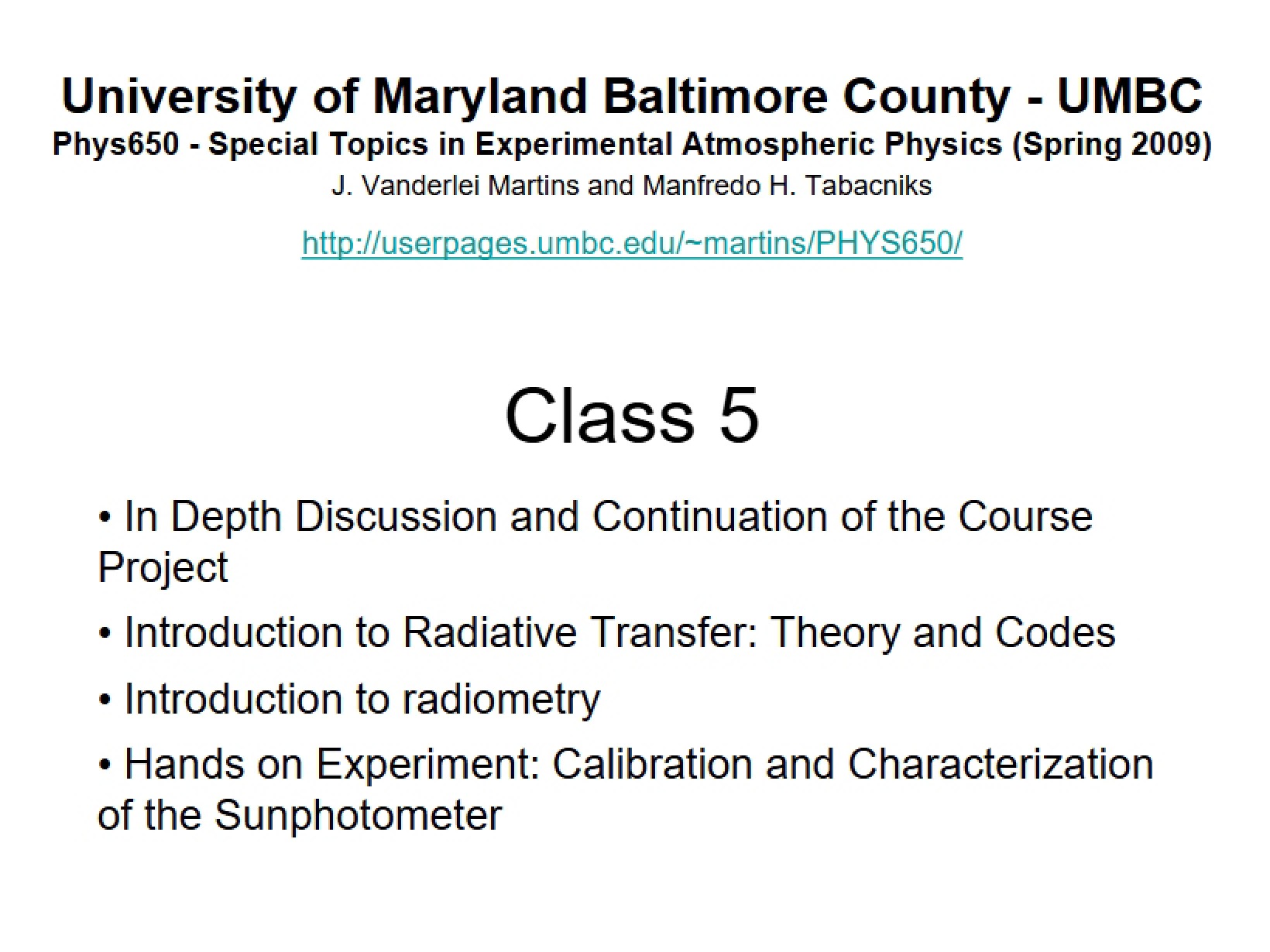 Lecture Slides