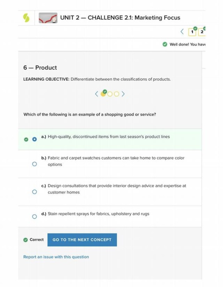 Bus 100 Unit 2 Challenge 2 1 Marketing Focus Overview