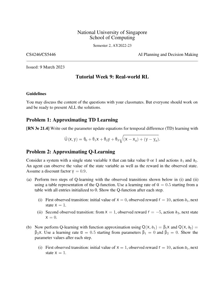 Real-world RL in AI Planning and Decision Making