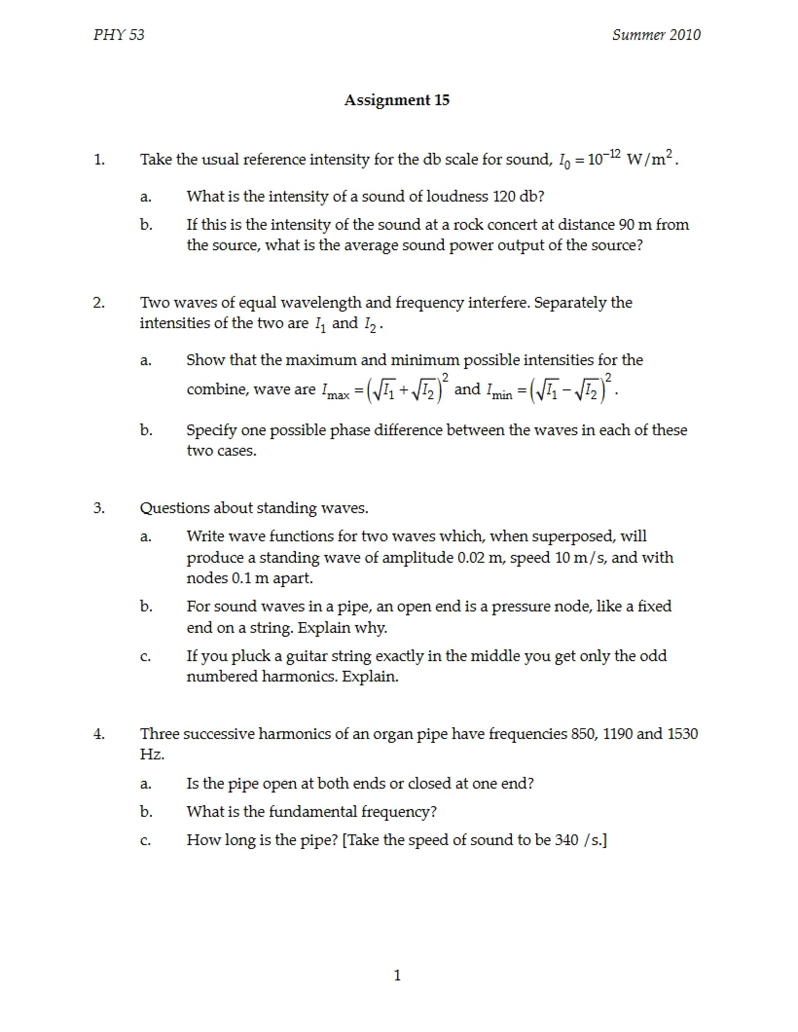 Assignment 15