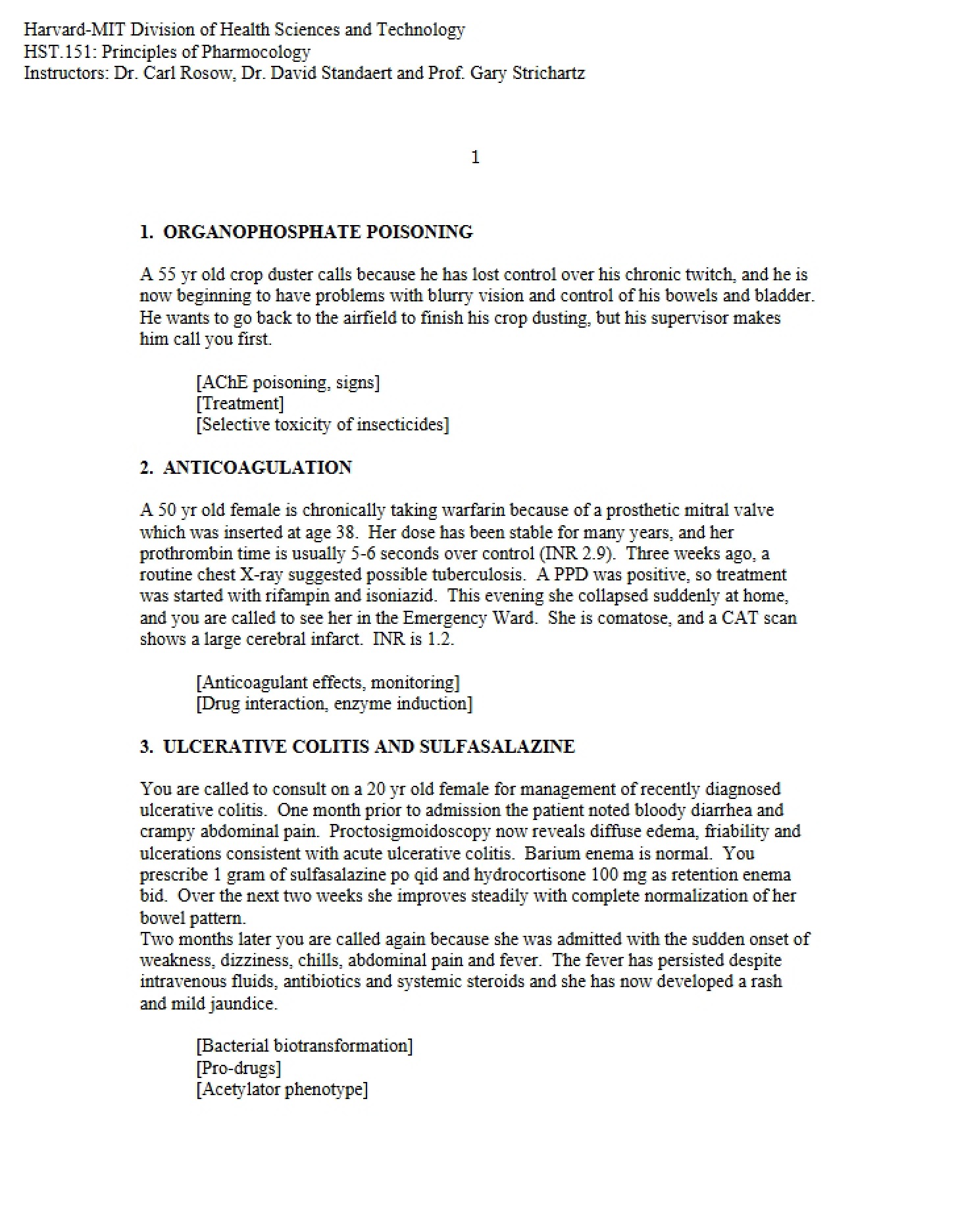 Pharmacology Fundamentals