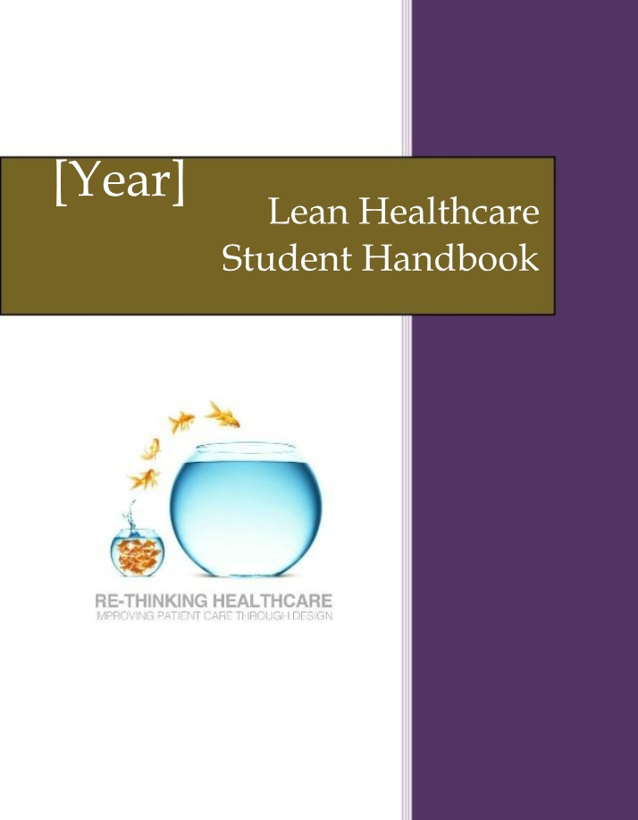 Student Handbook for Lean Healthcare