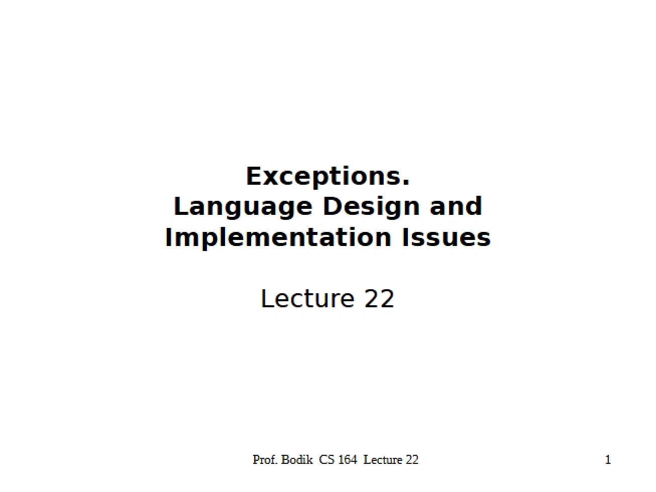 Lecture Content Notes