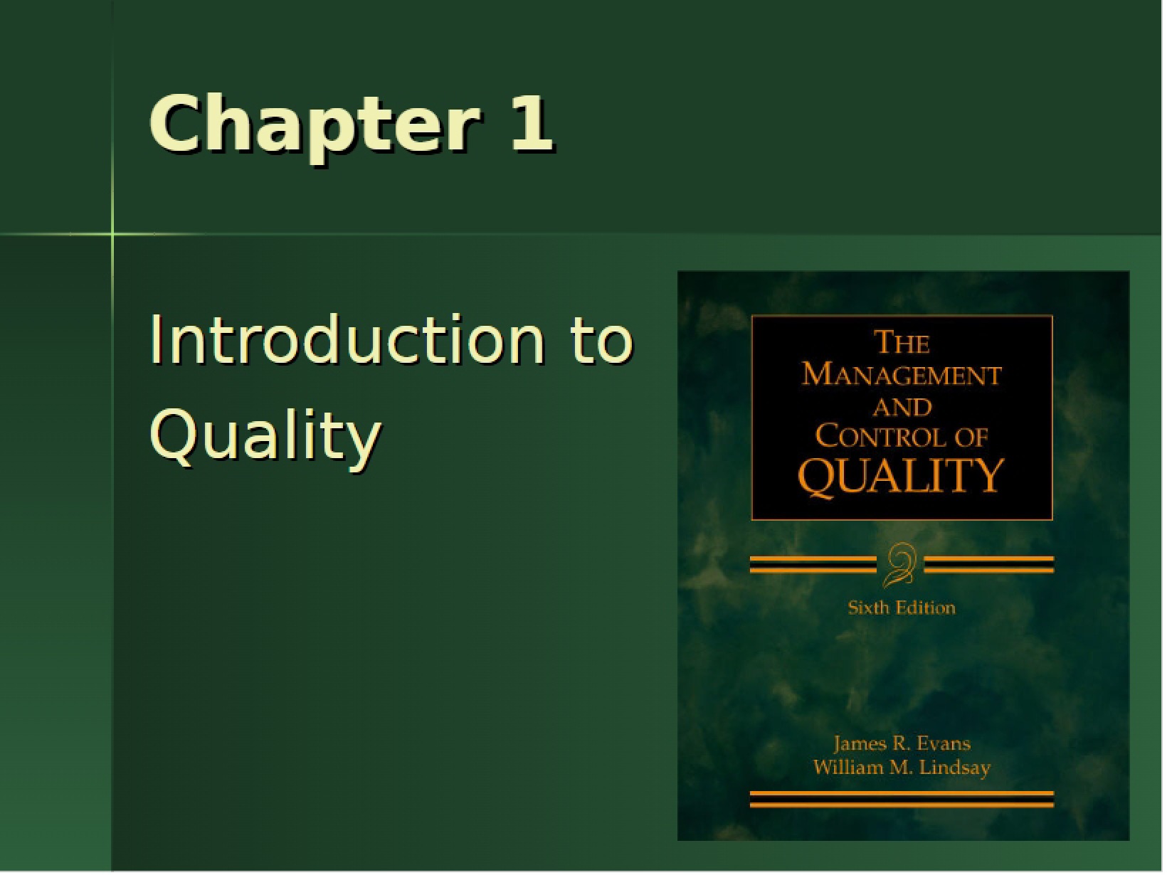 Quality Introduction