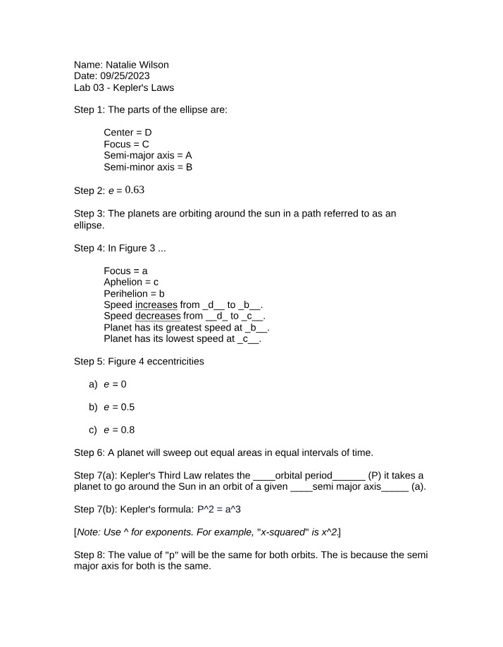 Worksheet for AST 111 Lab 03