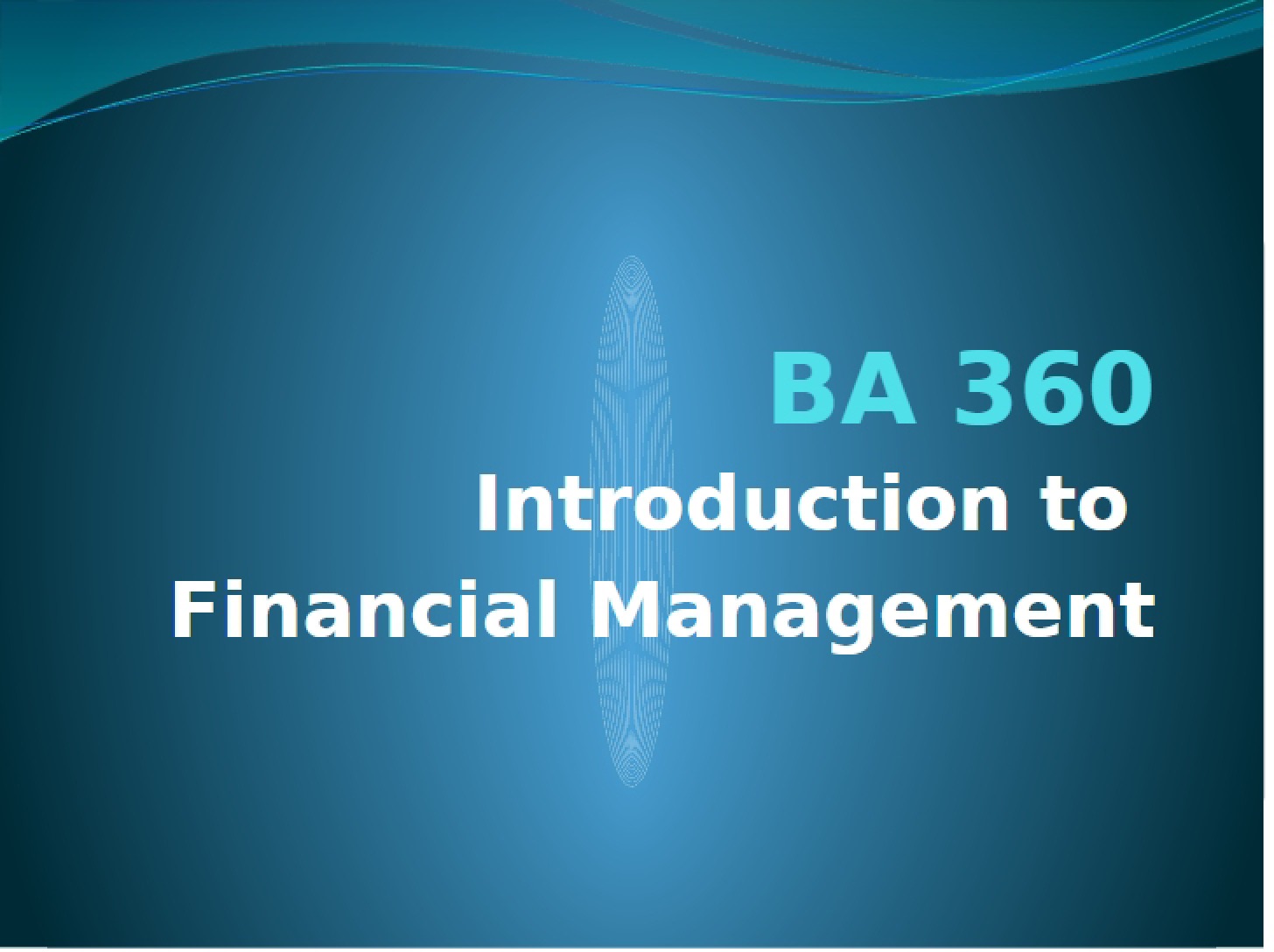 Introduction to Course