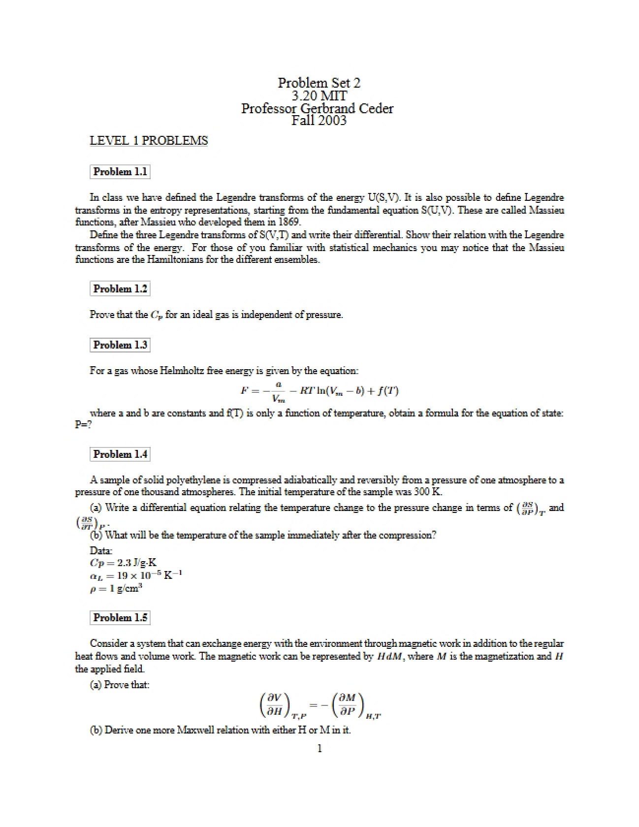 Assignment Set 2