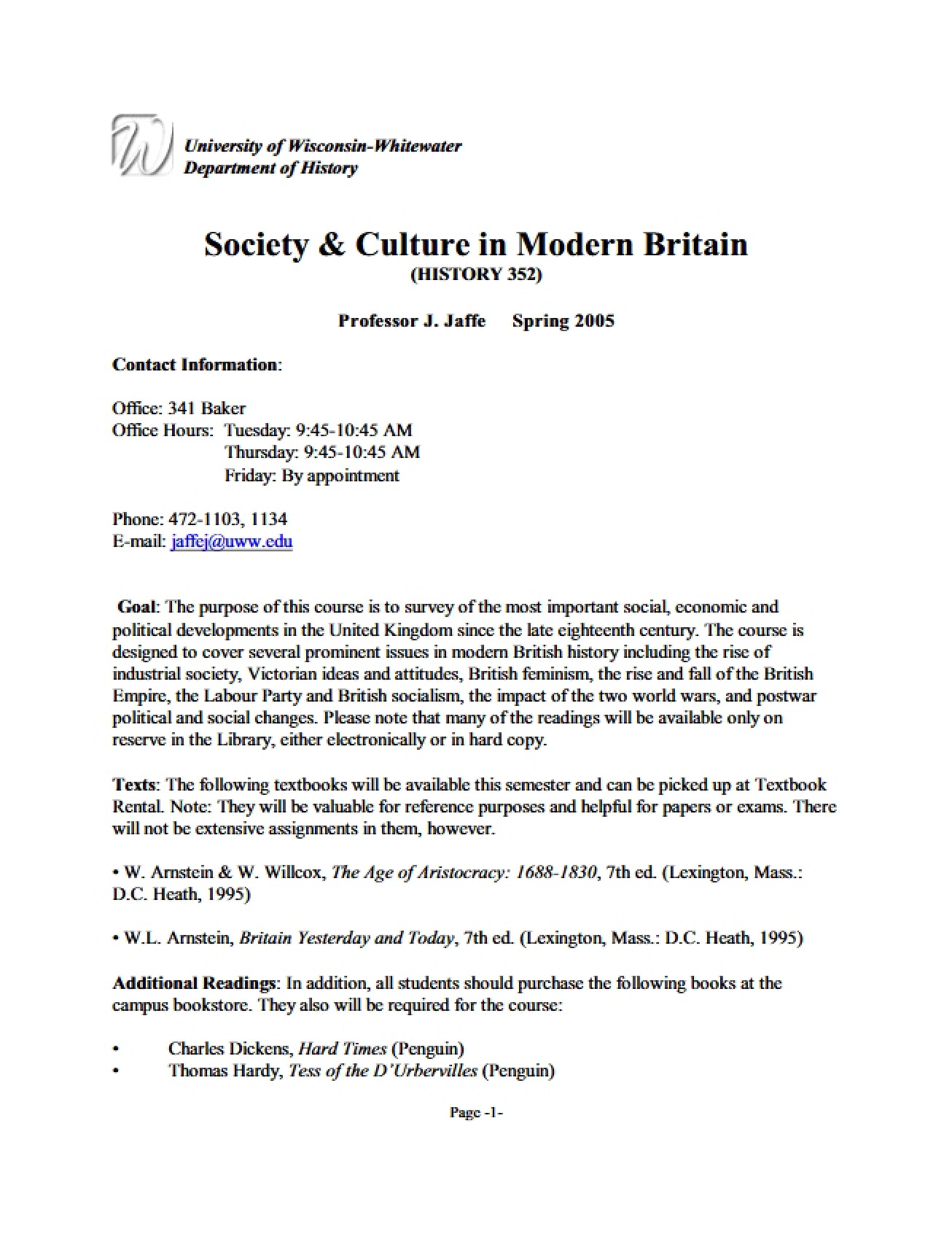 Course Outline