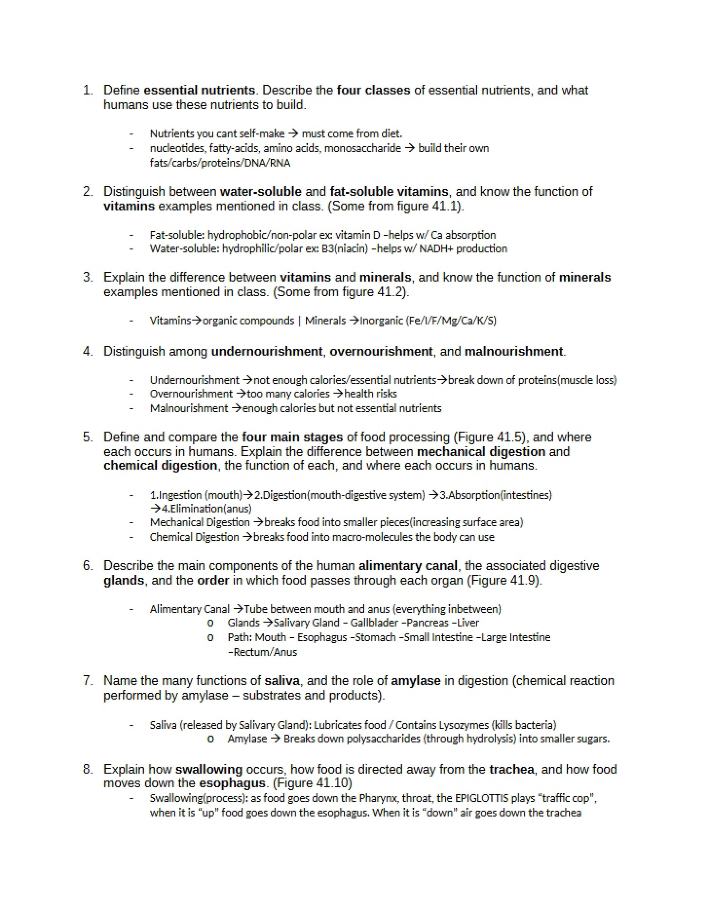 Additional Notes