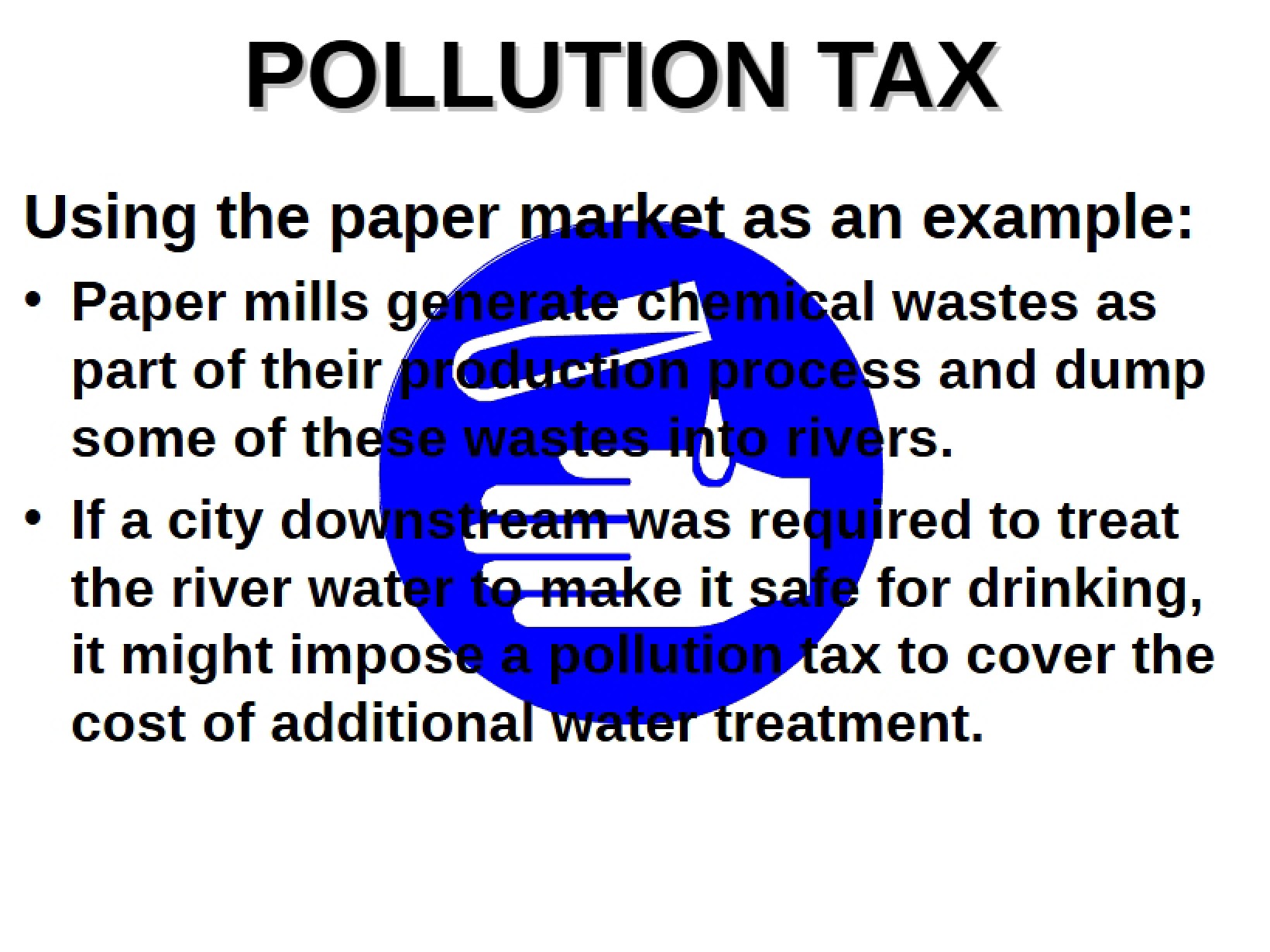 Taxation on Pollution