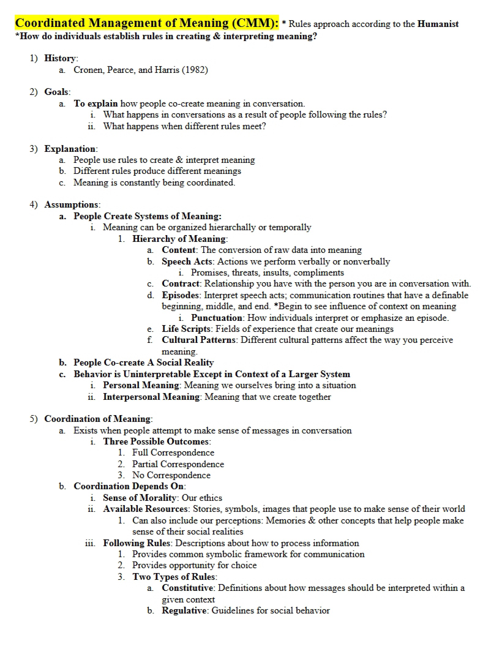 Management of Meaning (Coordinated)