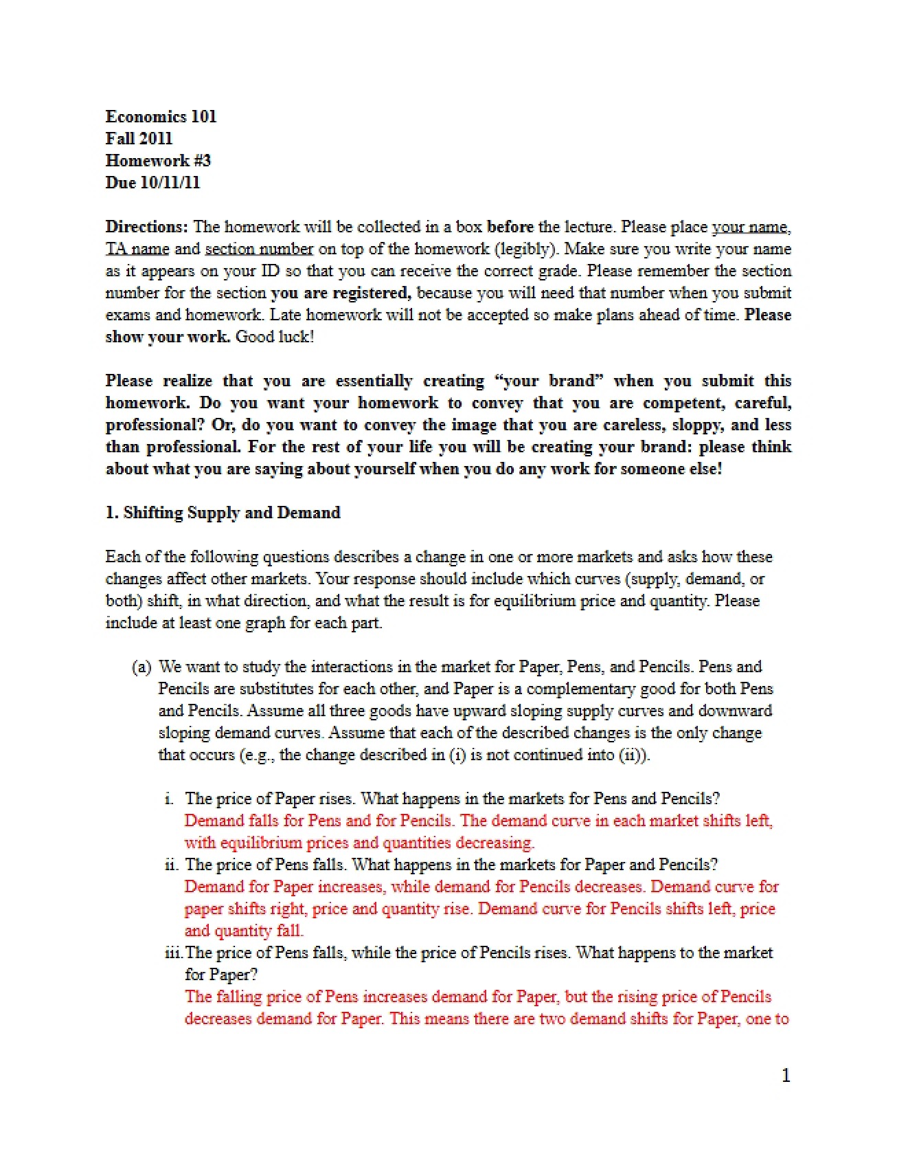 Assignment Three