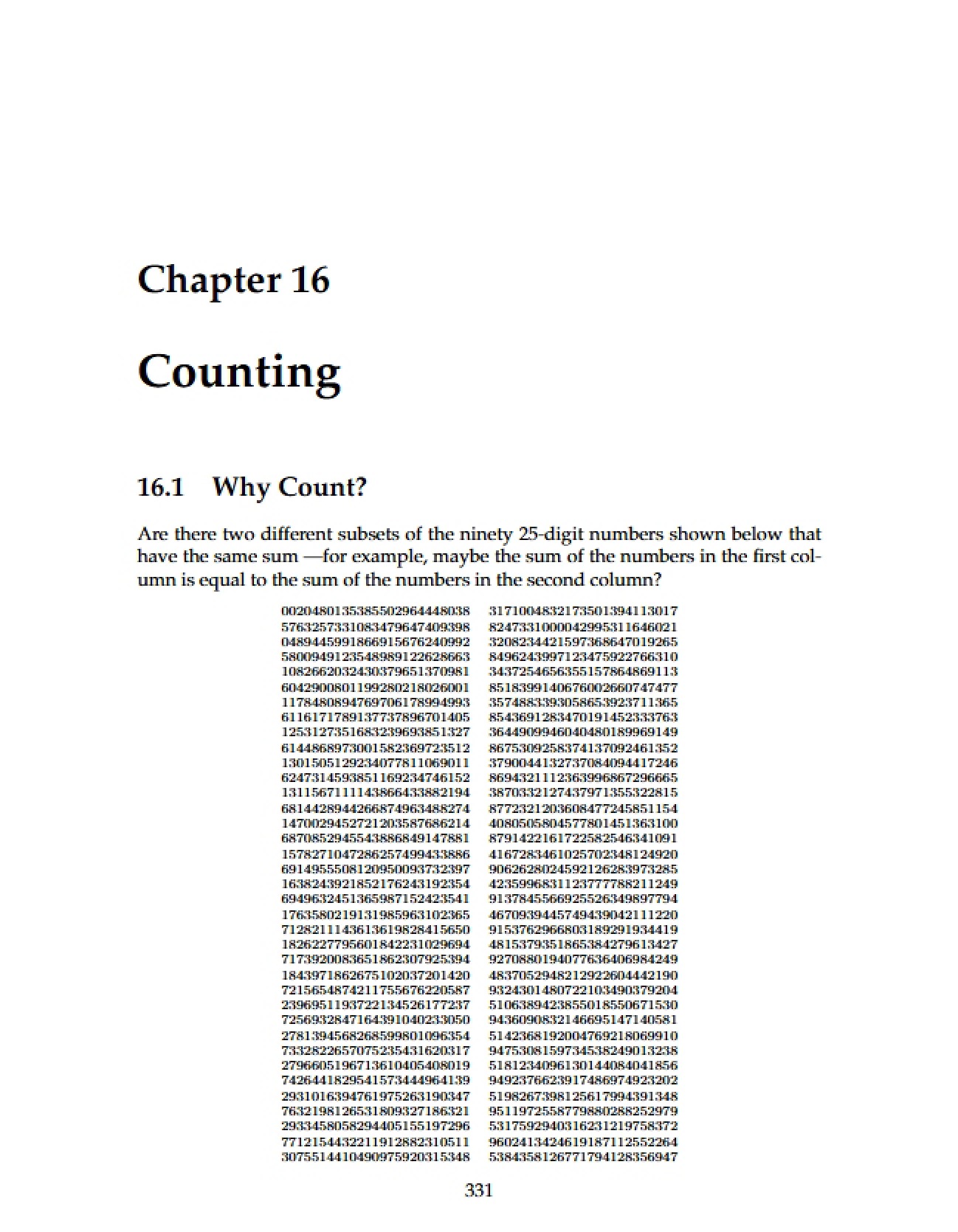 Techniques of Counting