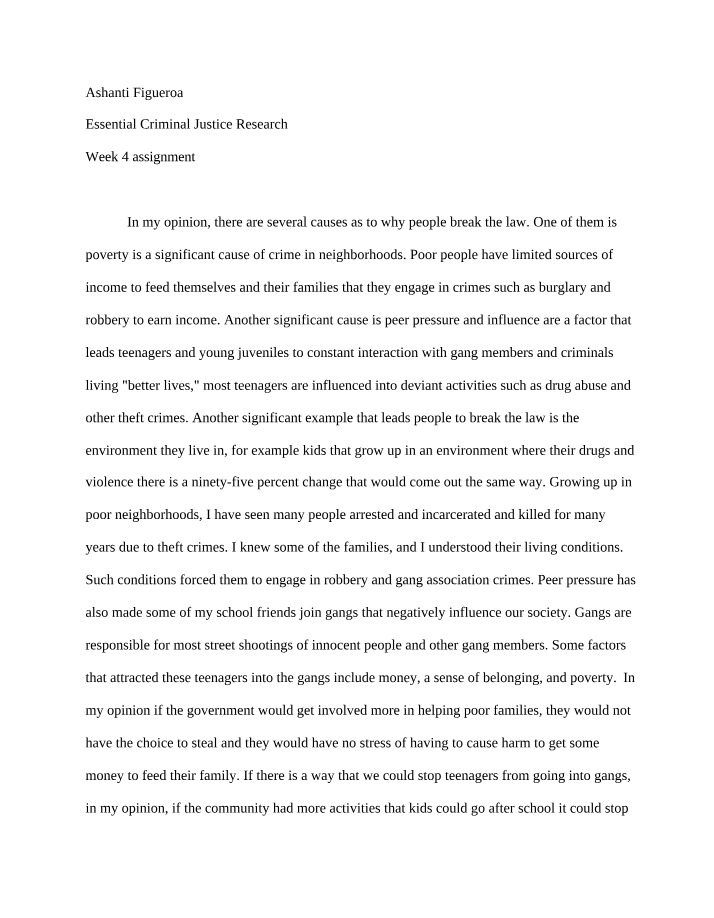 Poverty, Peer Pressure, and the Causes of Crime