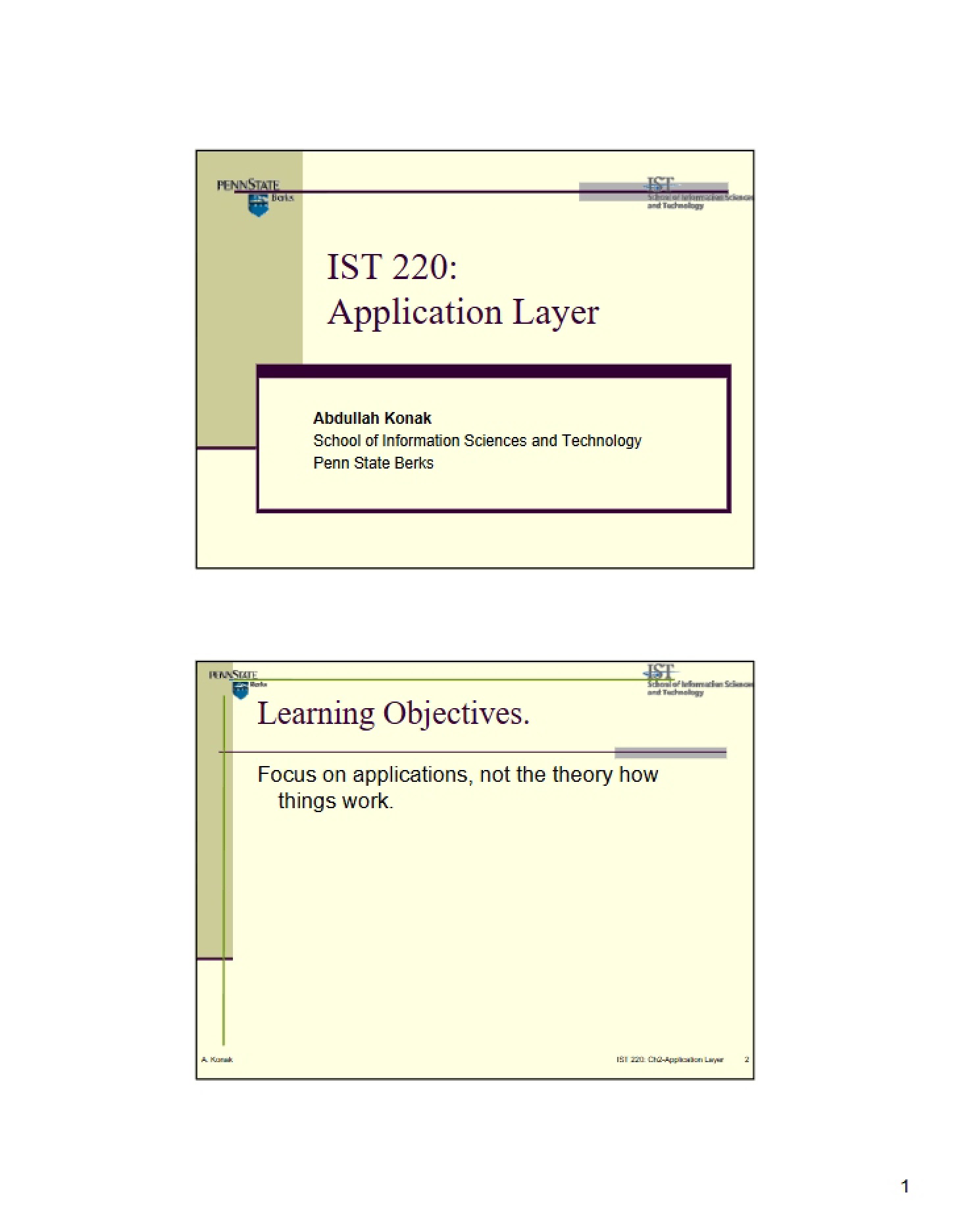 Layer 7 Application