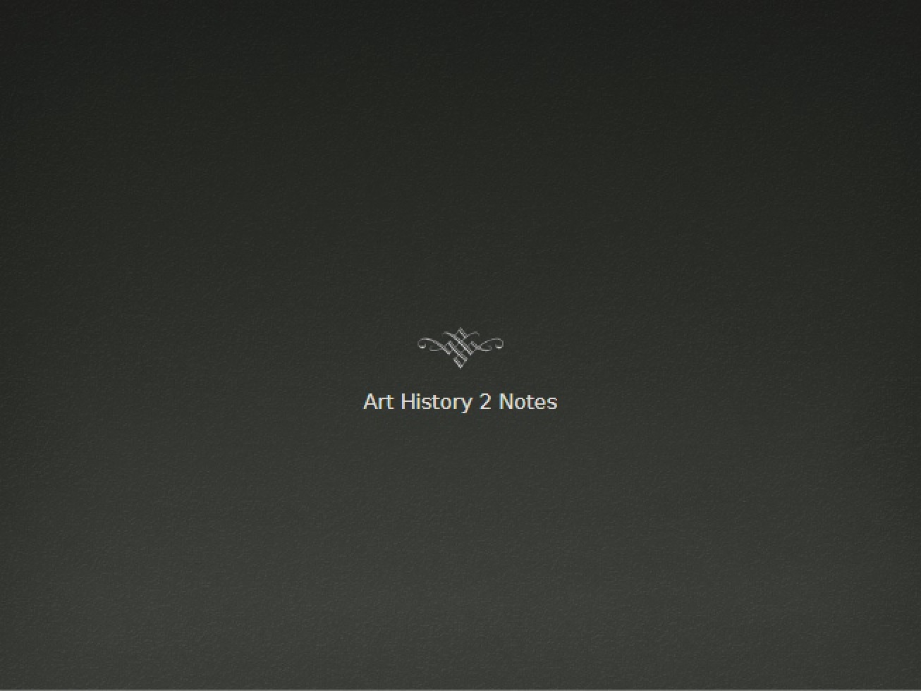 Art History 2 Notes
