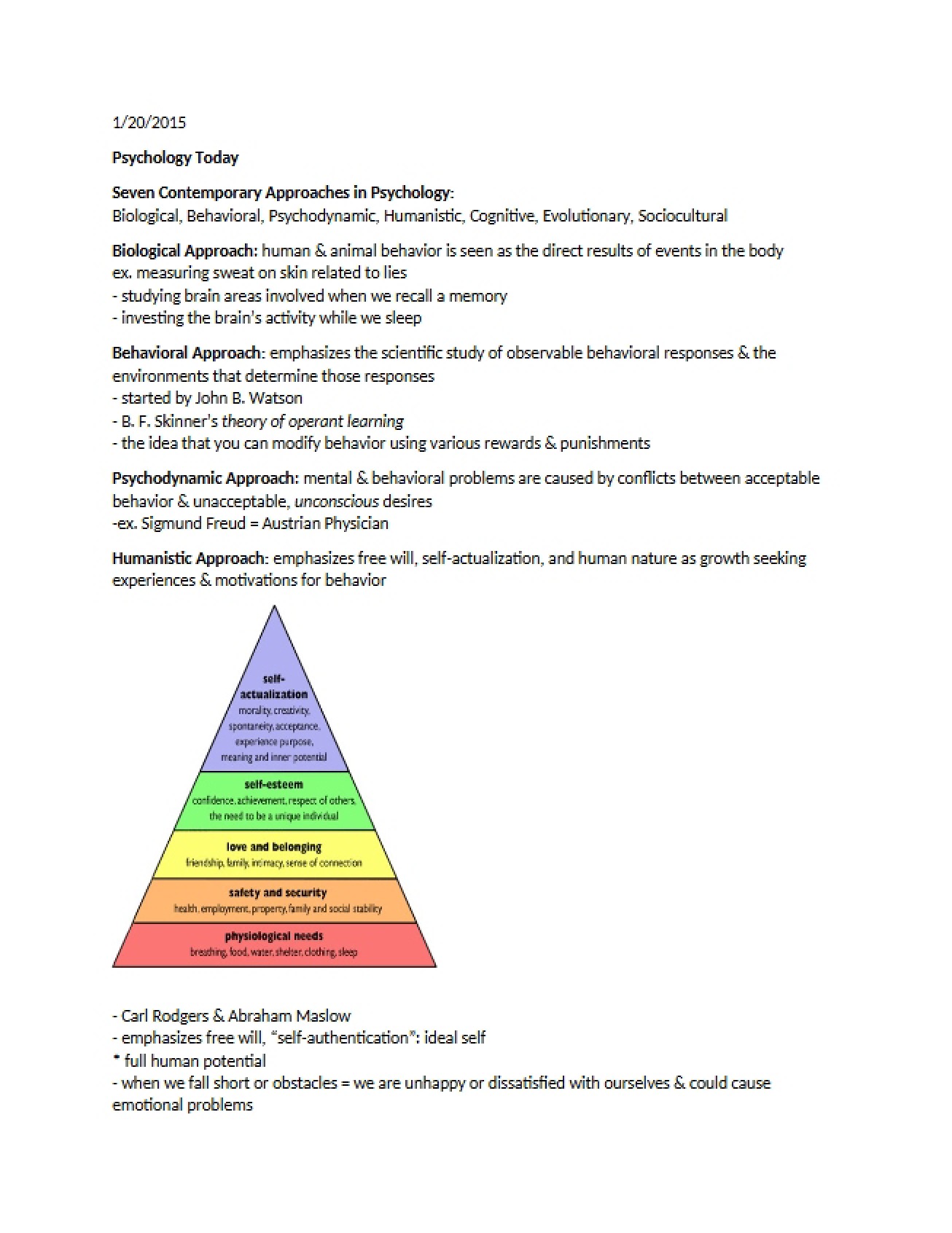 General Psychology Concepts (1)