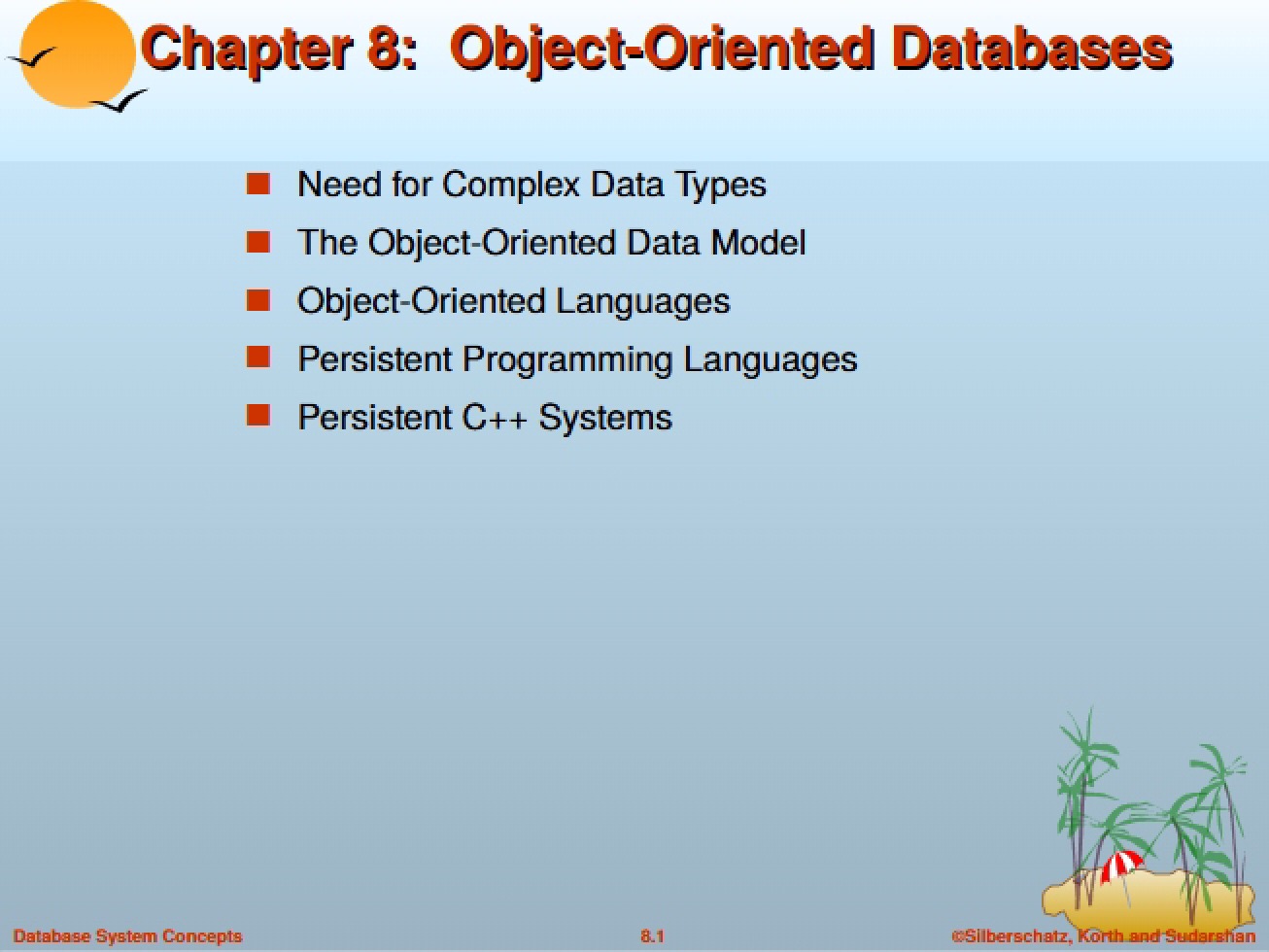 Database Systems Chapter 8