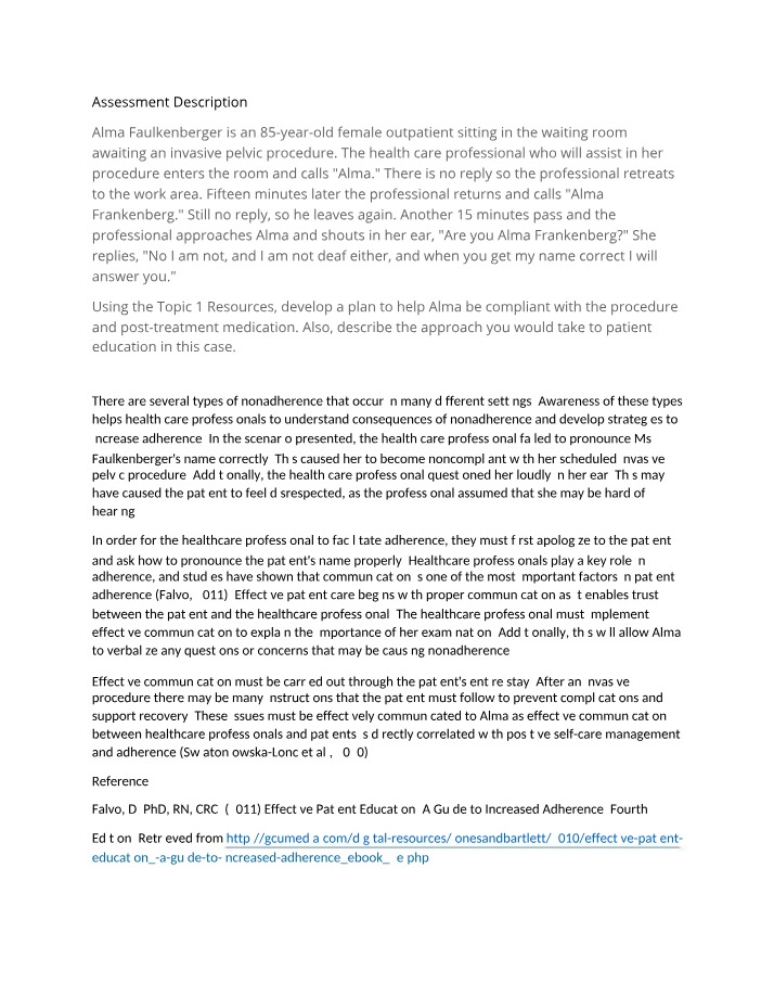 Guide for Healthcare Professionals - Improving Patient Adherence