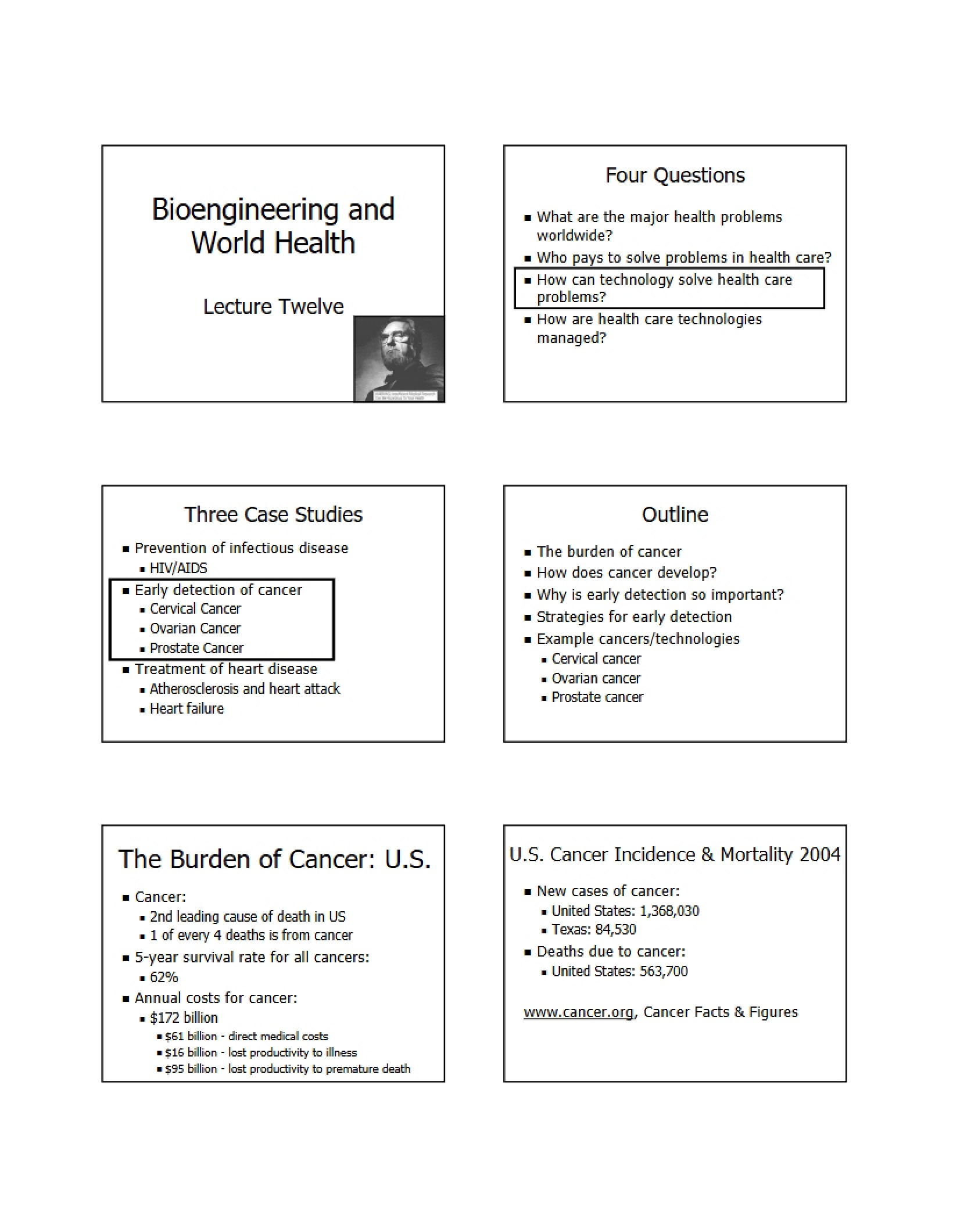 Bioengineering Lecture Notes - 9 Pages