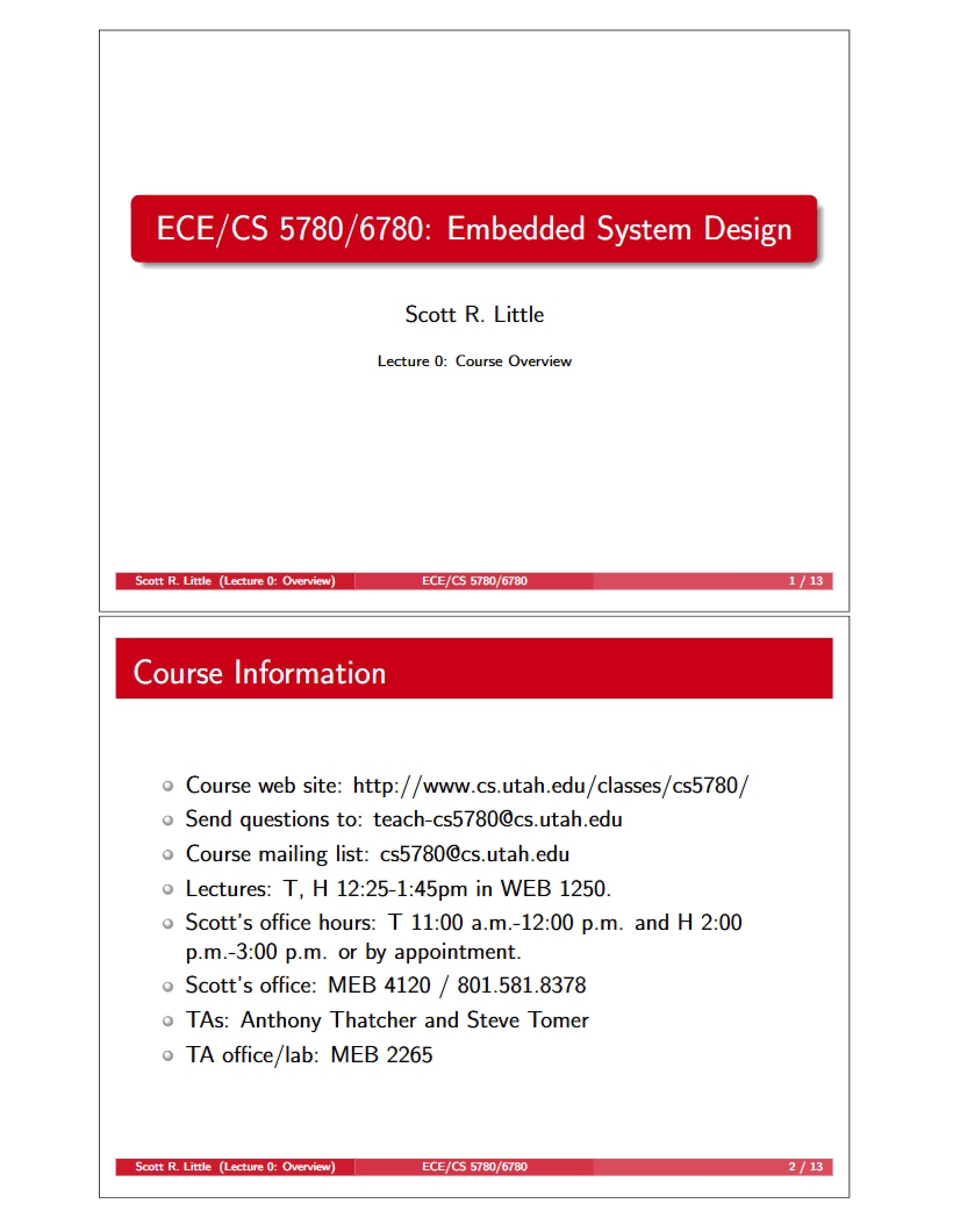 Overview of Designing Embedded Systems