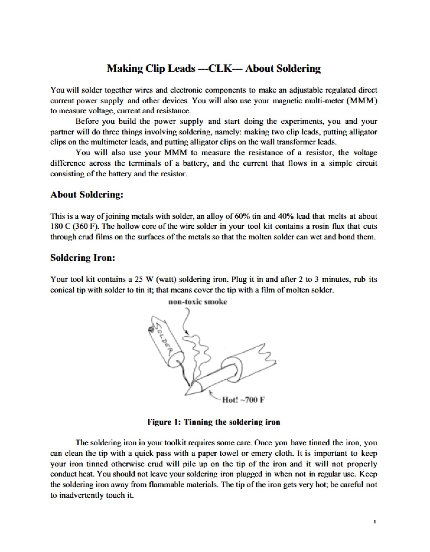 Clip Leads Construction