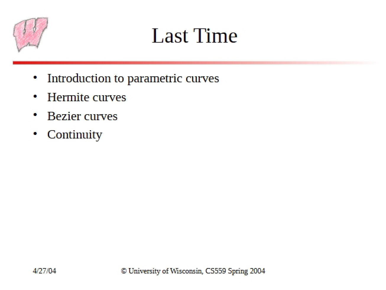 Continuity in Geometric Shapes
