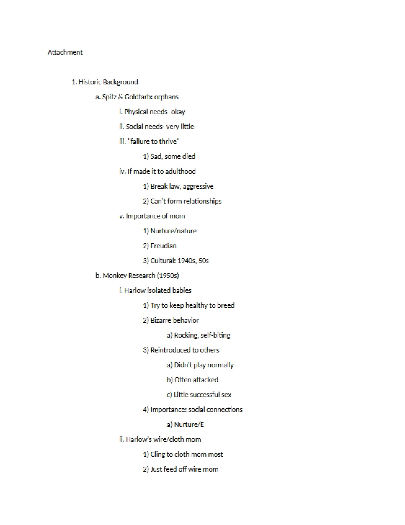 Attachment Theory