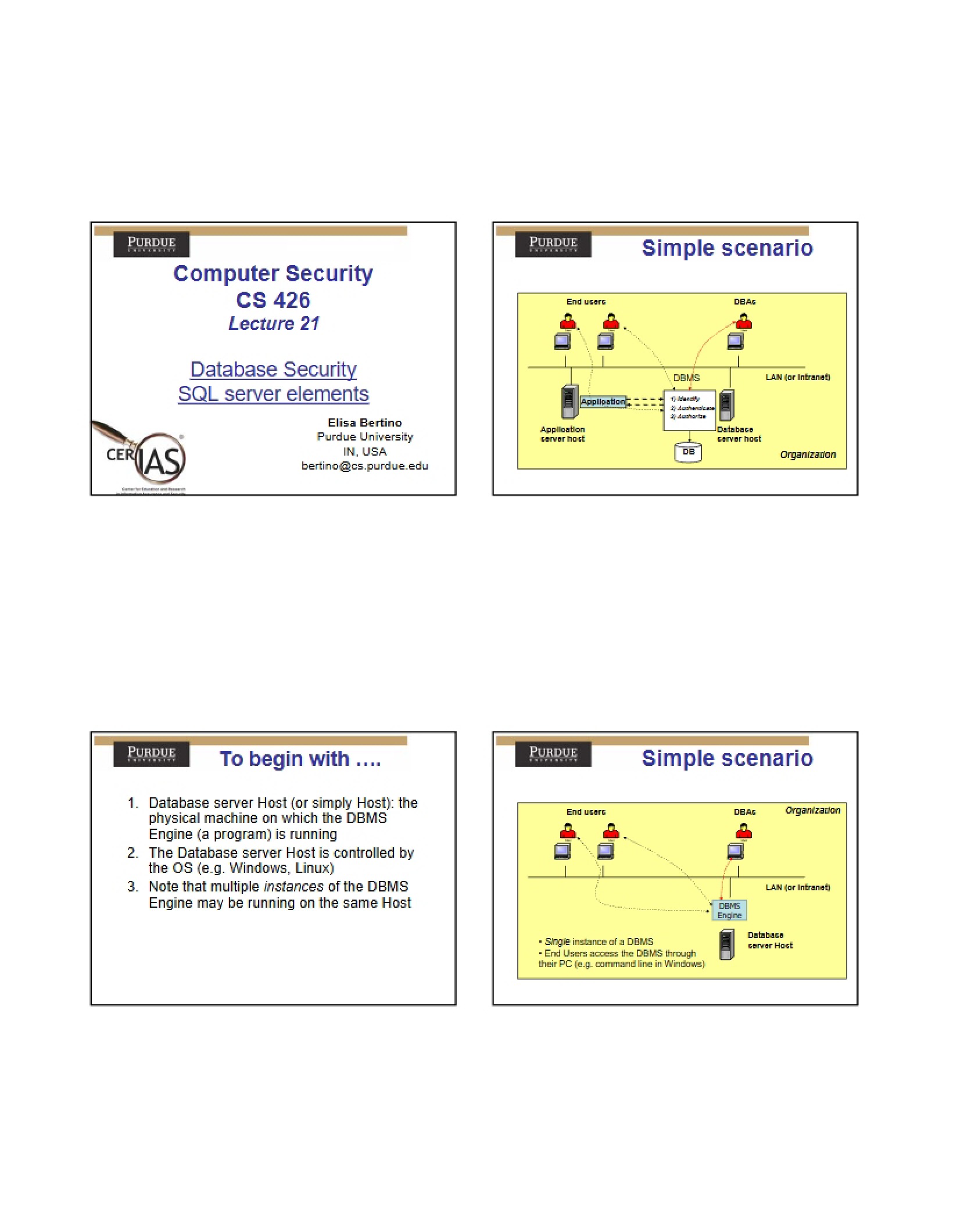 Lecture Twenty-One