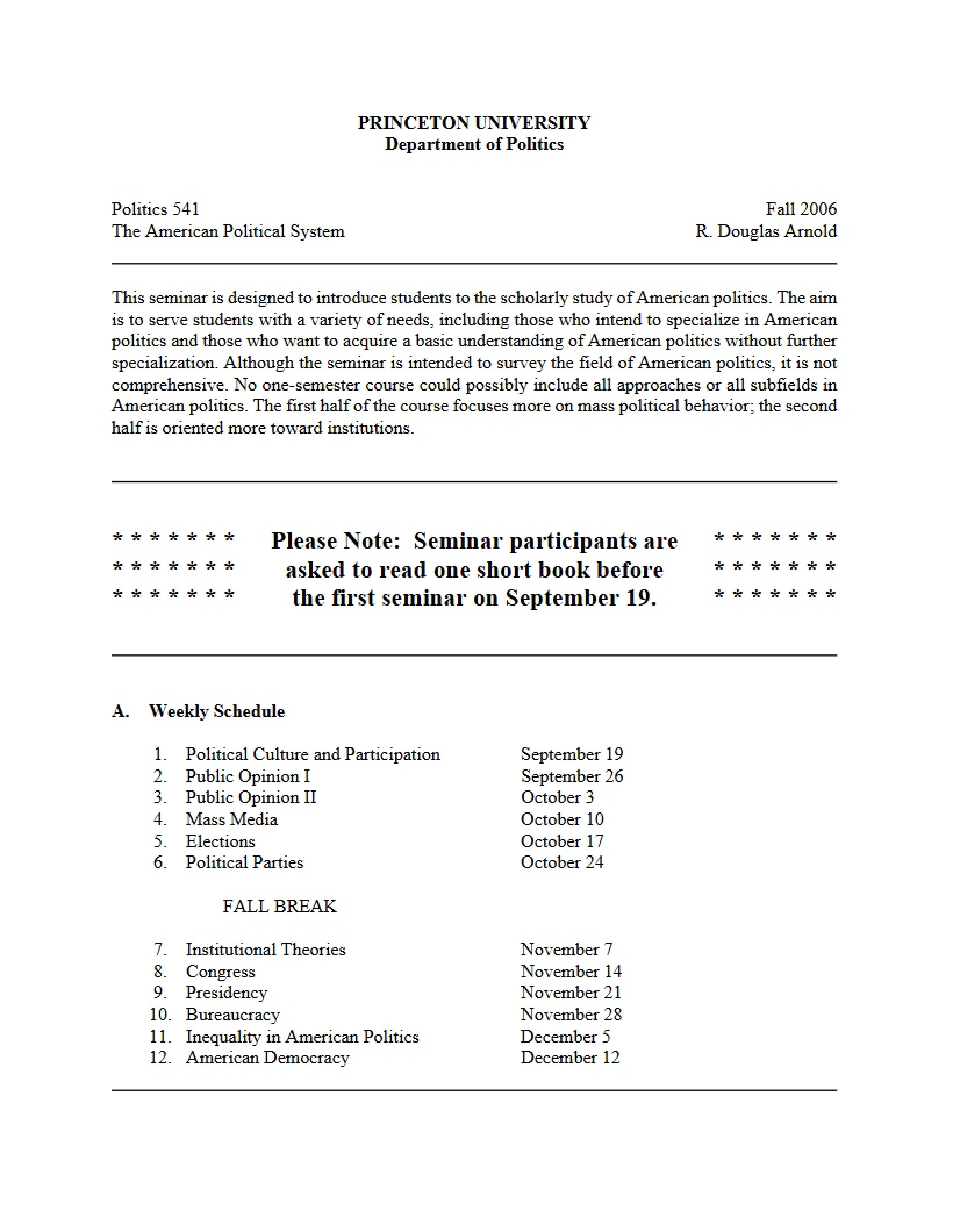 Syllabus Judicial Politics