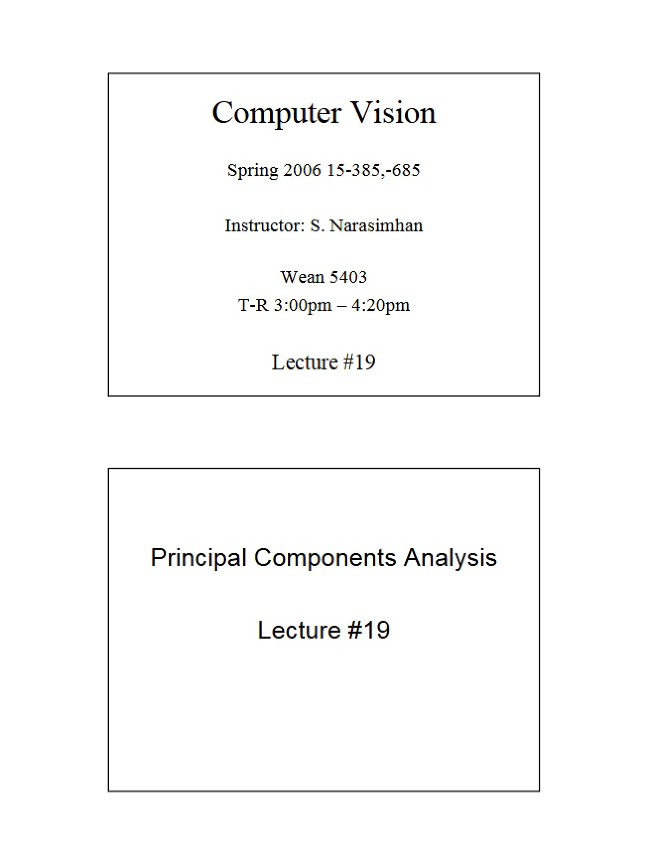 Computer Vision Class 02