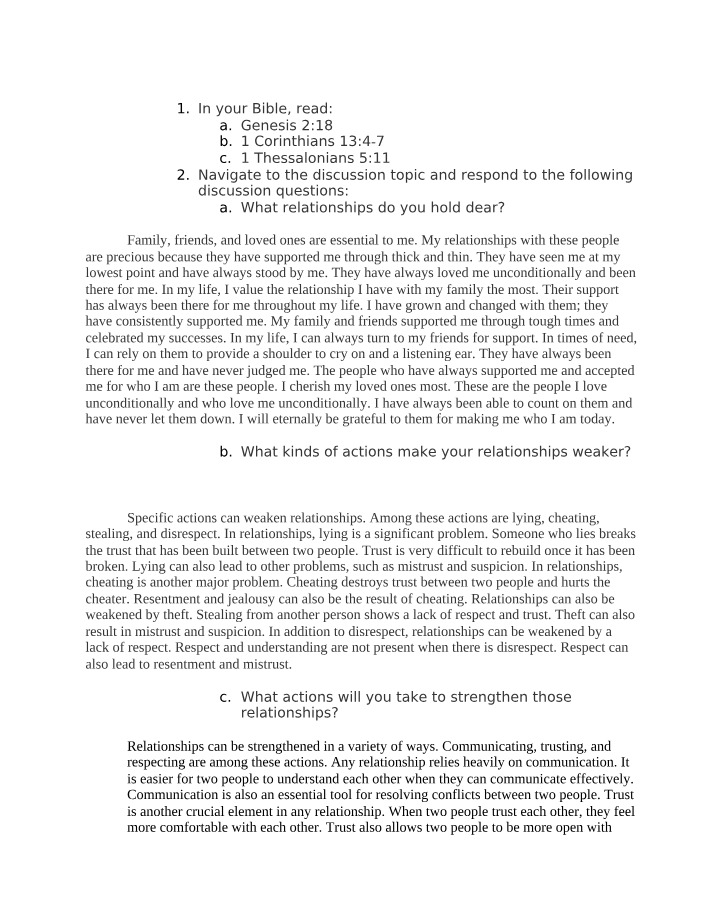 Importance of Family and Friends in Building Strong Relationships