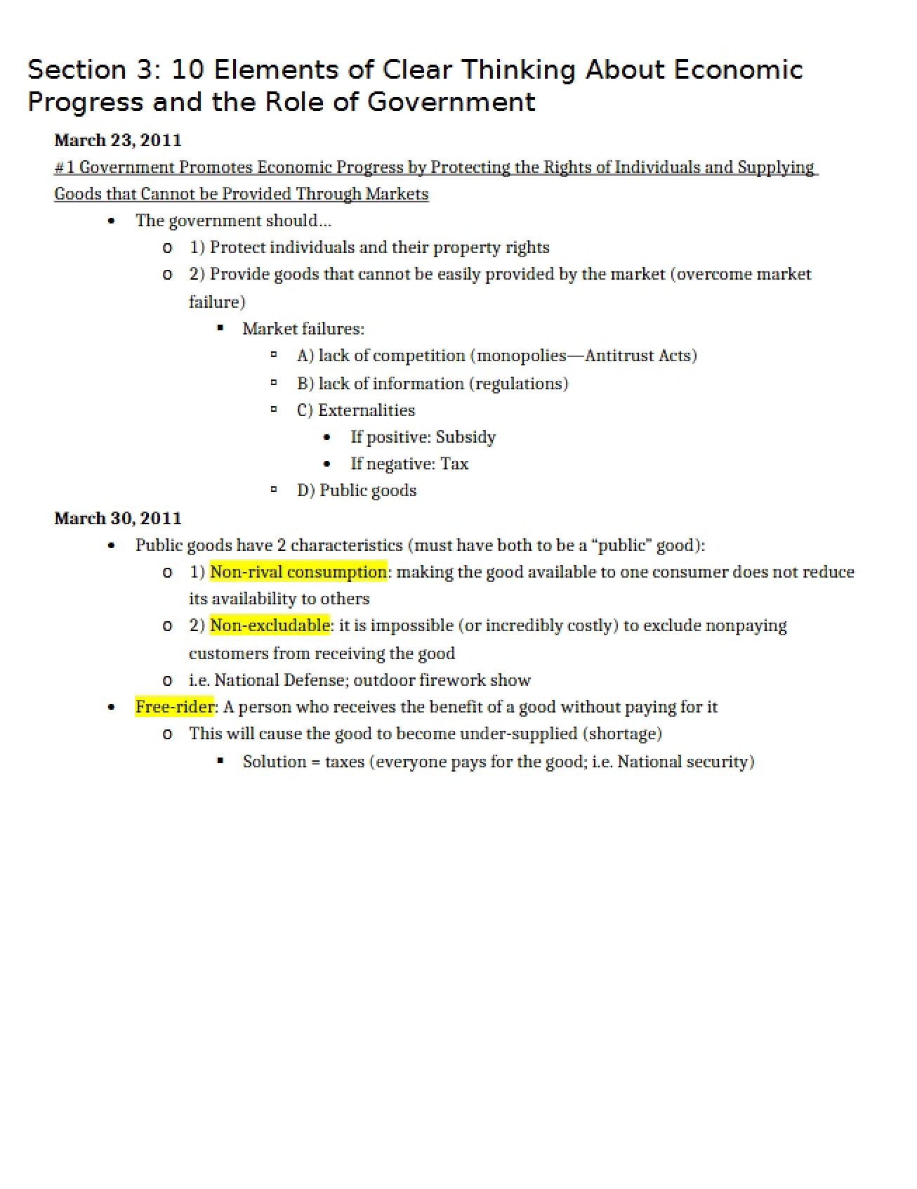 Clear Thinking About Progress in Economics