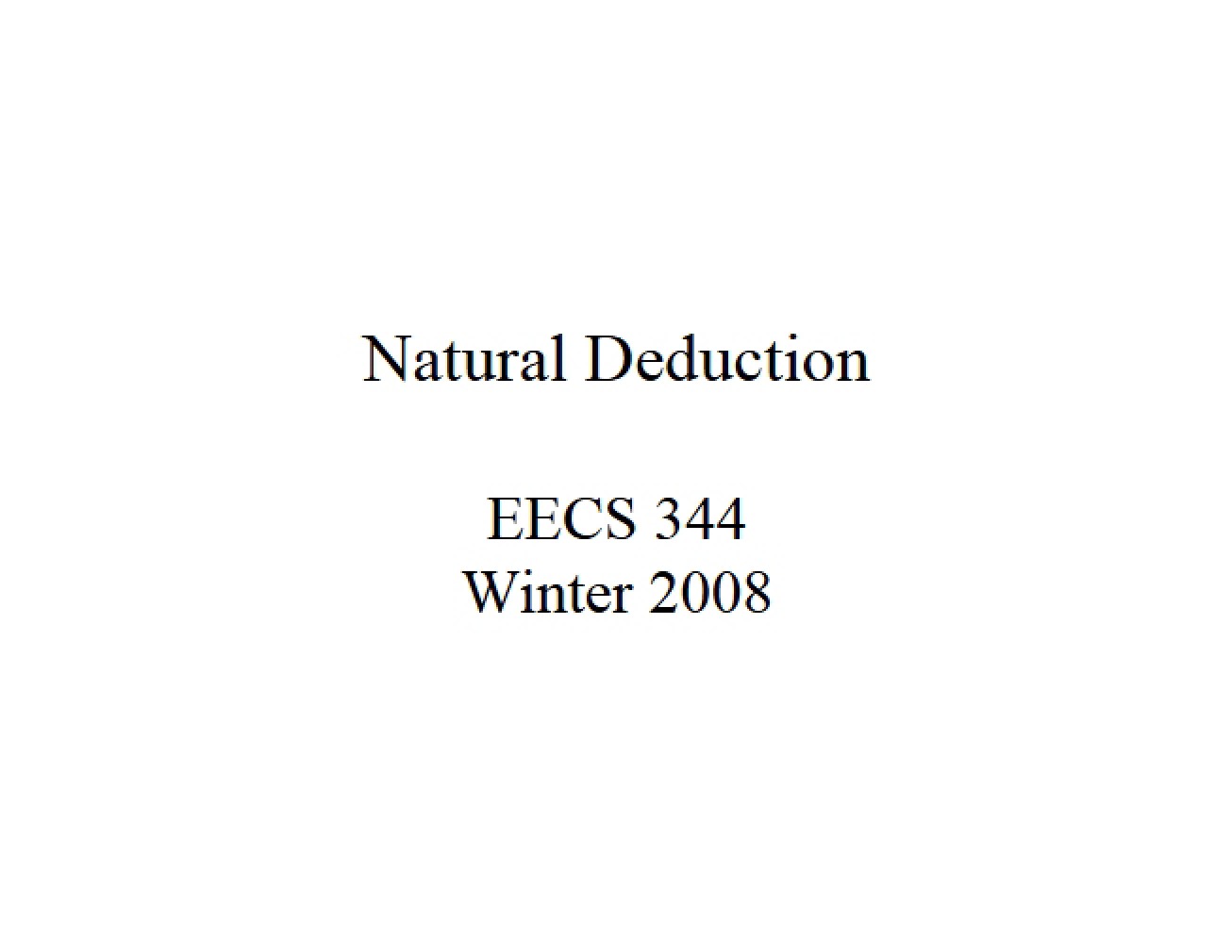 Deduction in Natural Logic