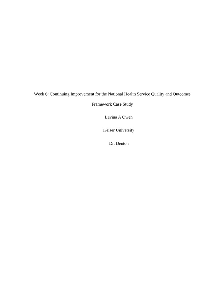 Week 6 Case Study - BUSINESS692