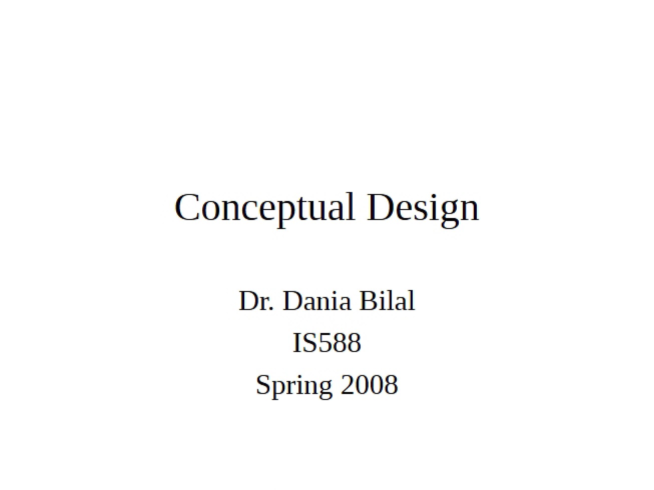 Design Concepts